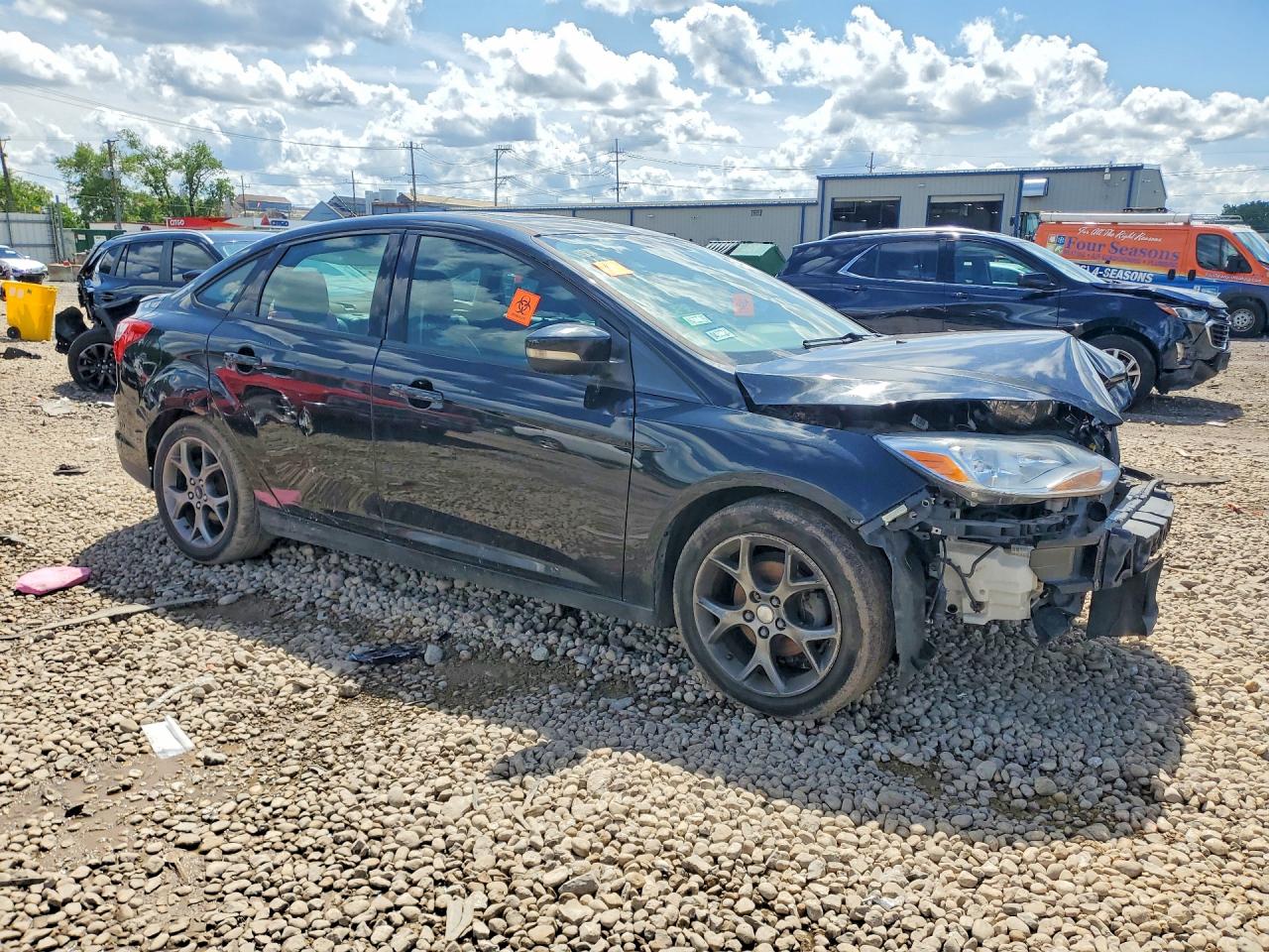 2013 Ford Focus Se Black vin: 1FADP3F25DL288972