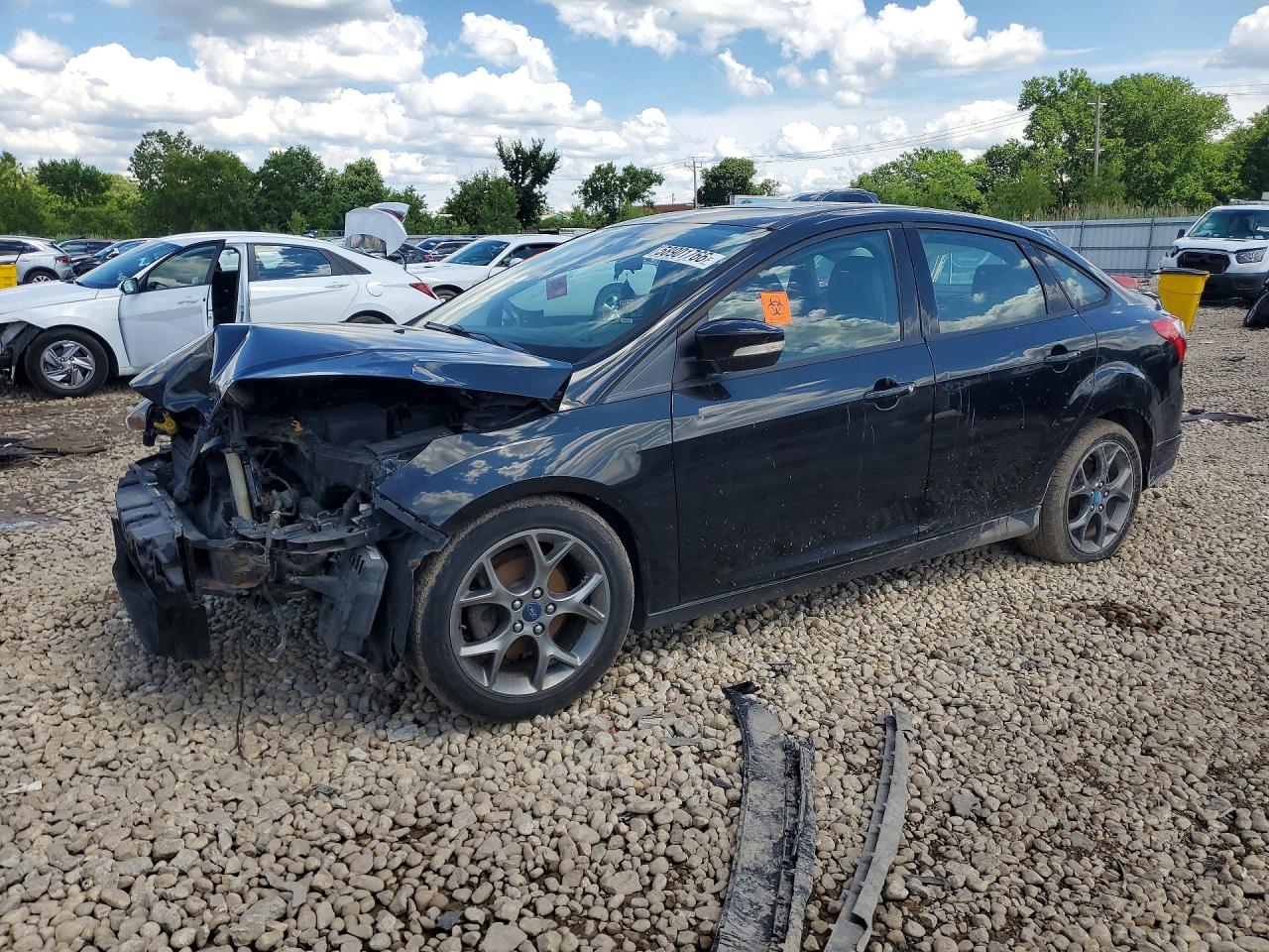 2013 Ford Focus Se Black vin: 1FADP3F25DL288972