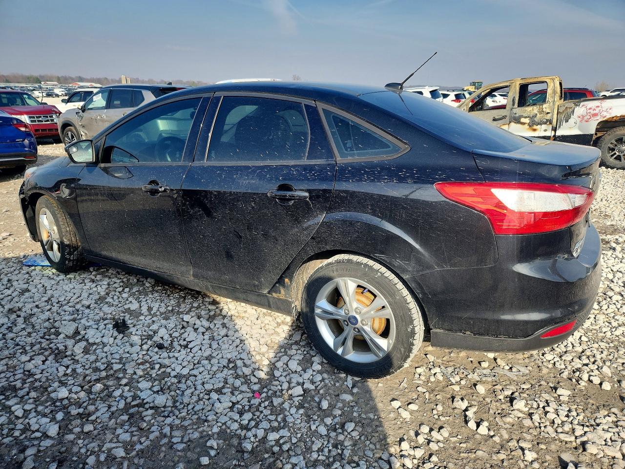 2013 Ford Focus Se Black vin: 1FADP3F25DL312378