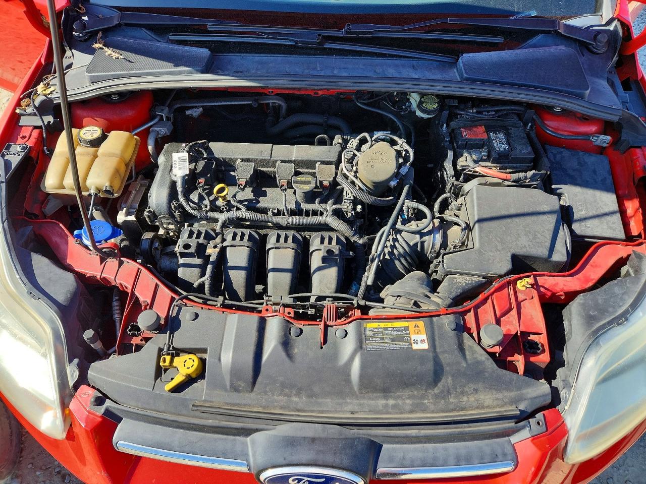 2013 Ford Focus Se Red vin: 1FADP3F25DL337118