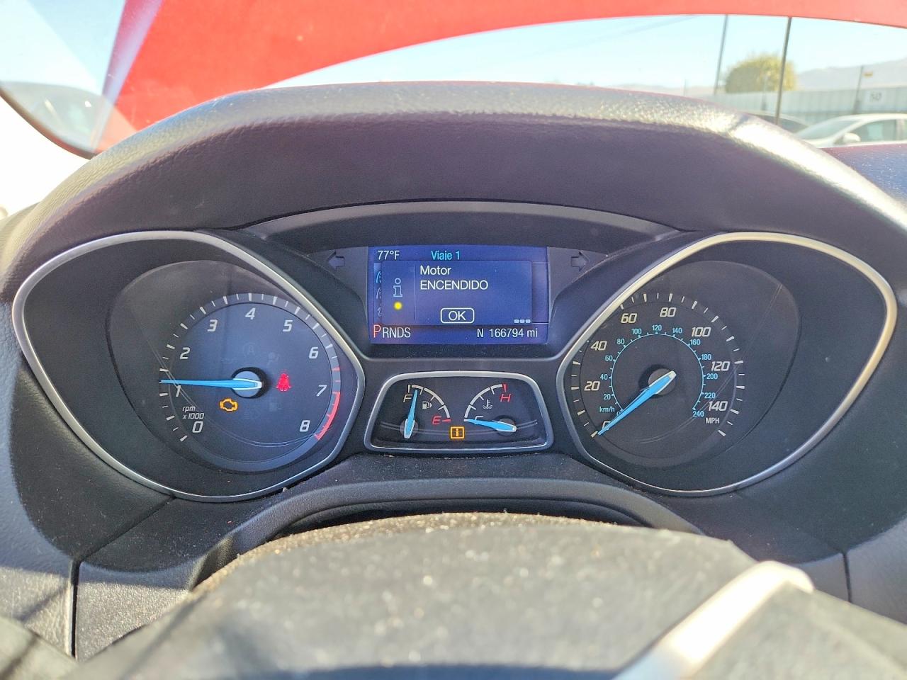 2013 Ford Focus Se Red vin: 1FADP3F25DL337118