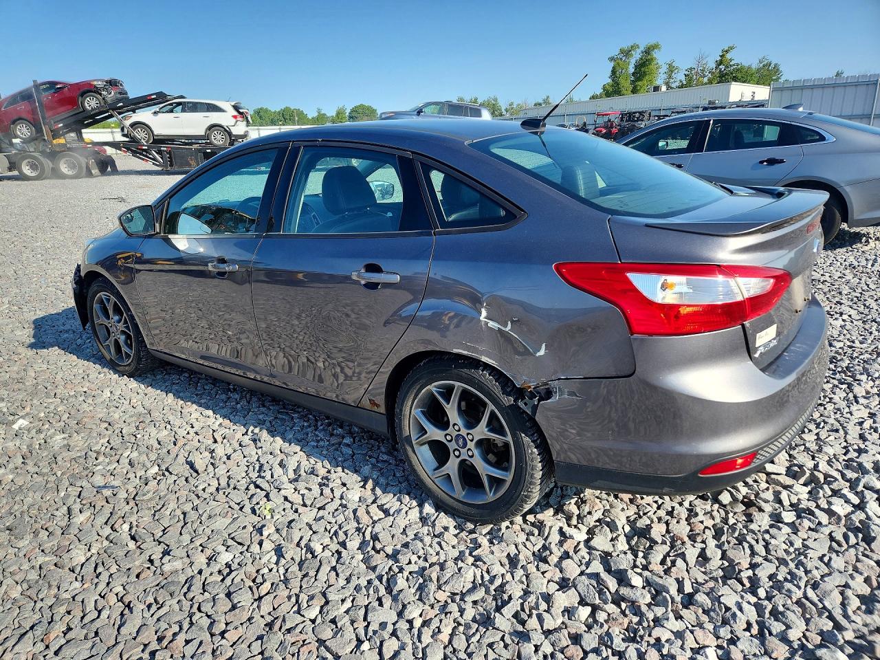 2013 Ford Focus Se Gray vin: 1FADP3F25DL337295