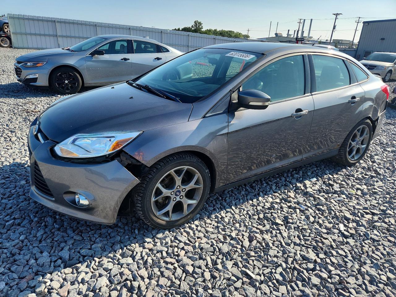 2013 Ford Focus Se Gray vin: 1FADP3F25DL337295