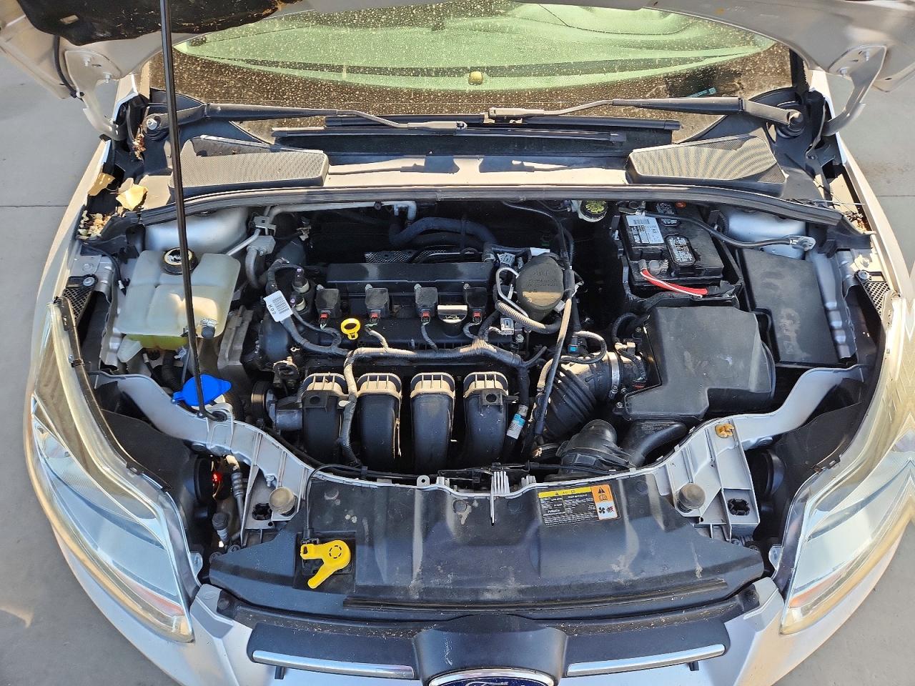 2013 Ford Focus Se Silver vin: 1FADP3F25DL355103