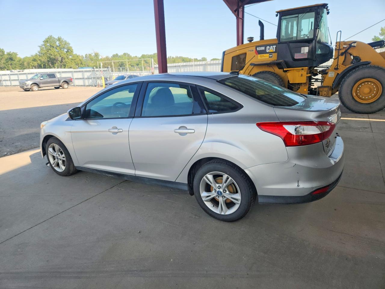 2013 Ford Focus Se Silver vin: 1FADP3F25DL355103