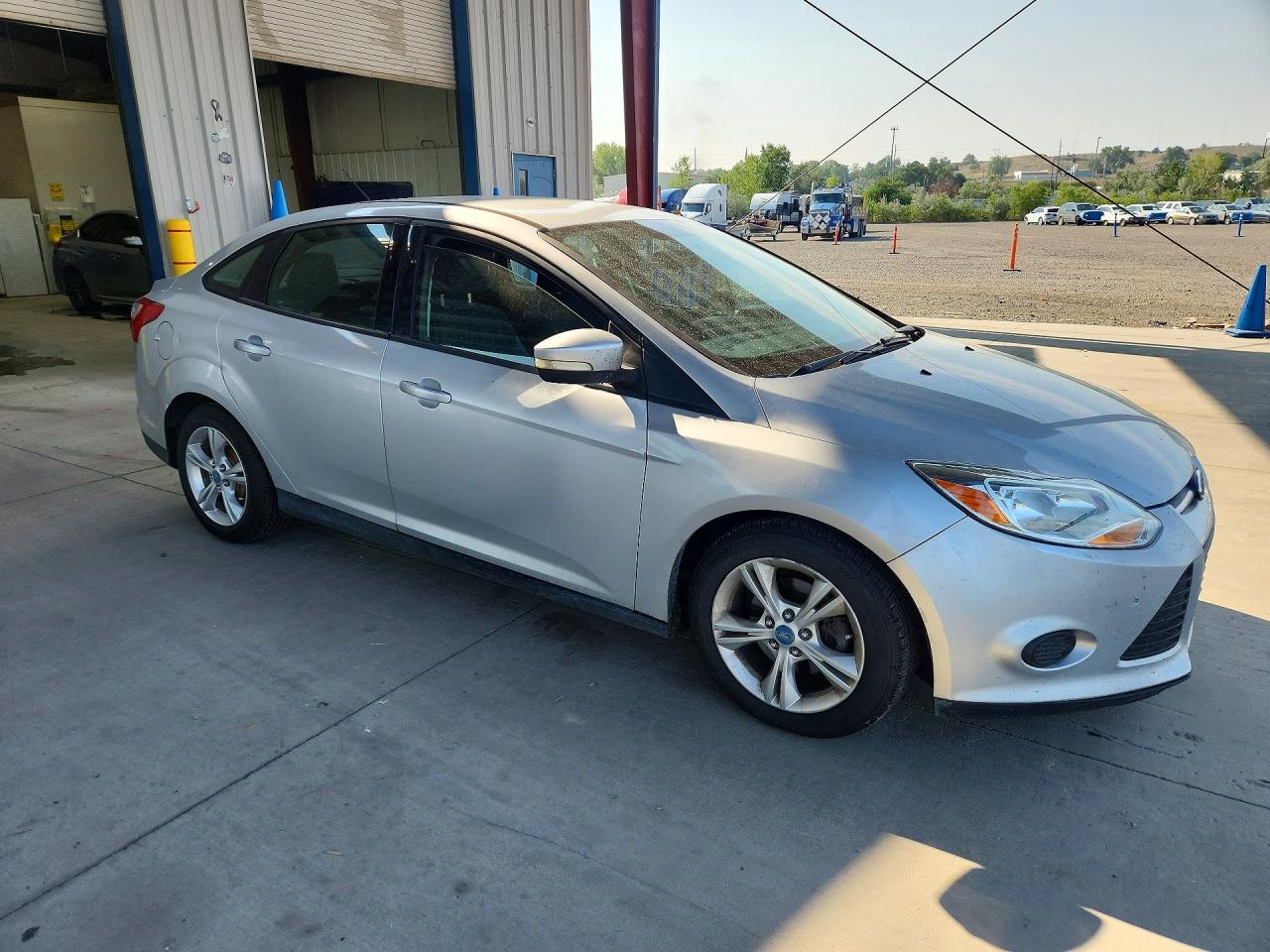 2013 Ford Focus Se Silver vin: 1FADP3F25DL355103