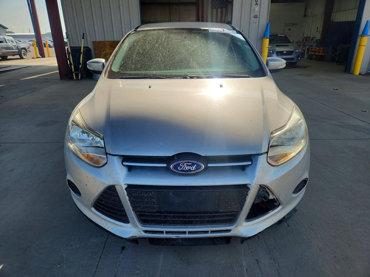 2013 Ford Focus Se Silver vin: 1FADP3F25DL355103