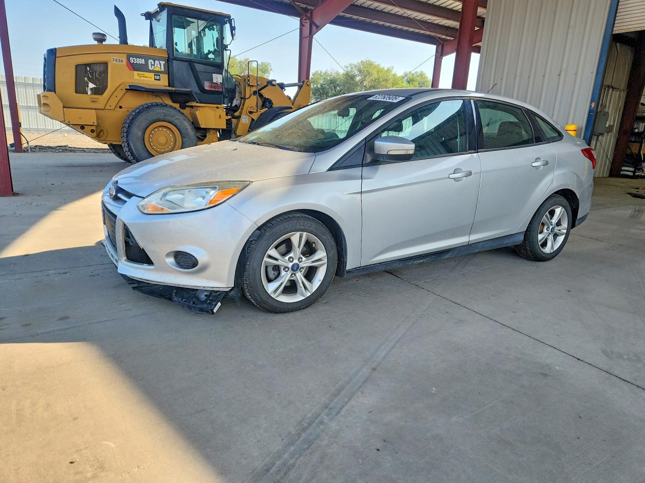 2013 Ford Focus Se Silver vin: 1FADP3F25DL355103
