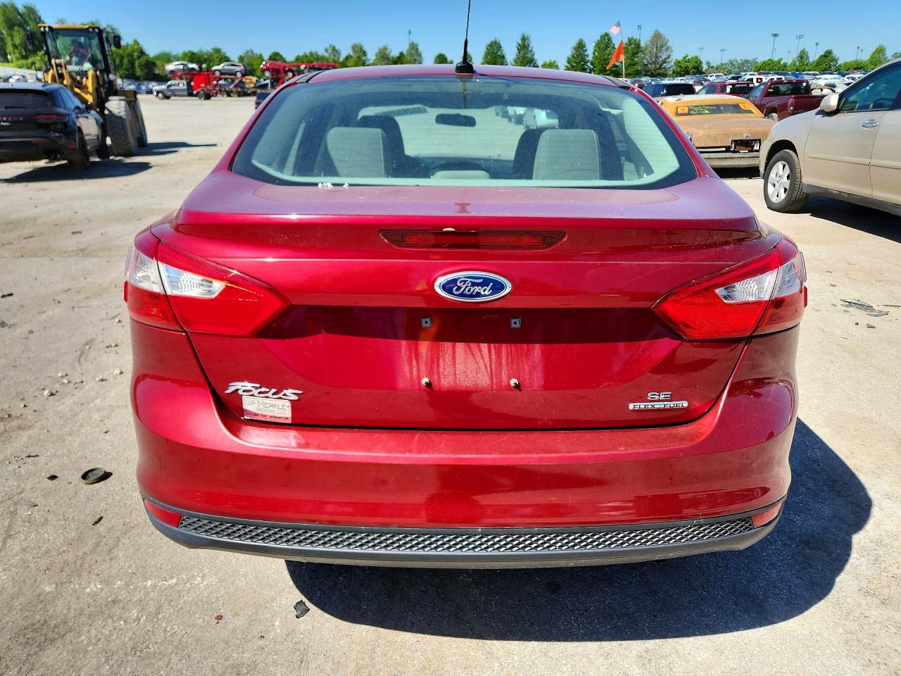 2013 Ford Focus Se Red vin: 1FADP3F25DL381636