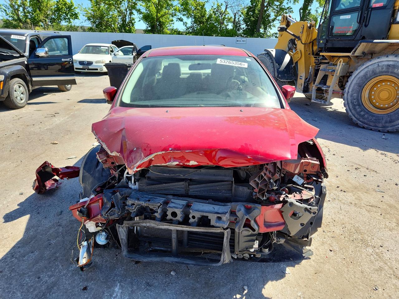 2013 Ford Focus Se Red vin: 1FADP3F25DL381636