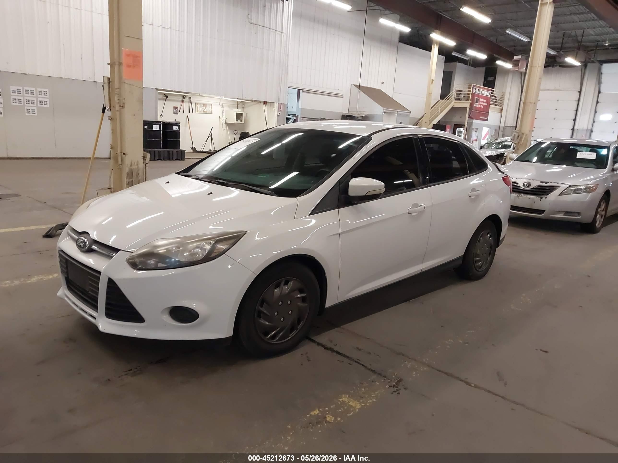 2013 Ford Focus Se White vin: 1FADP3F25DL382253