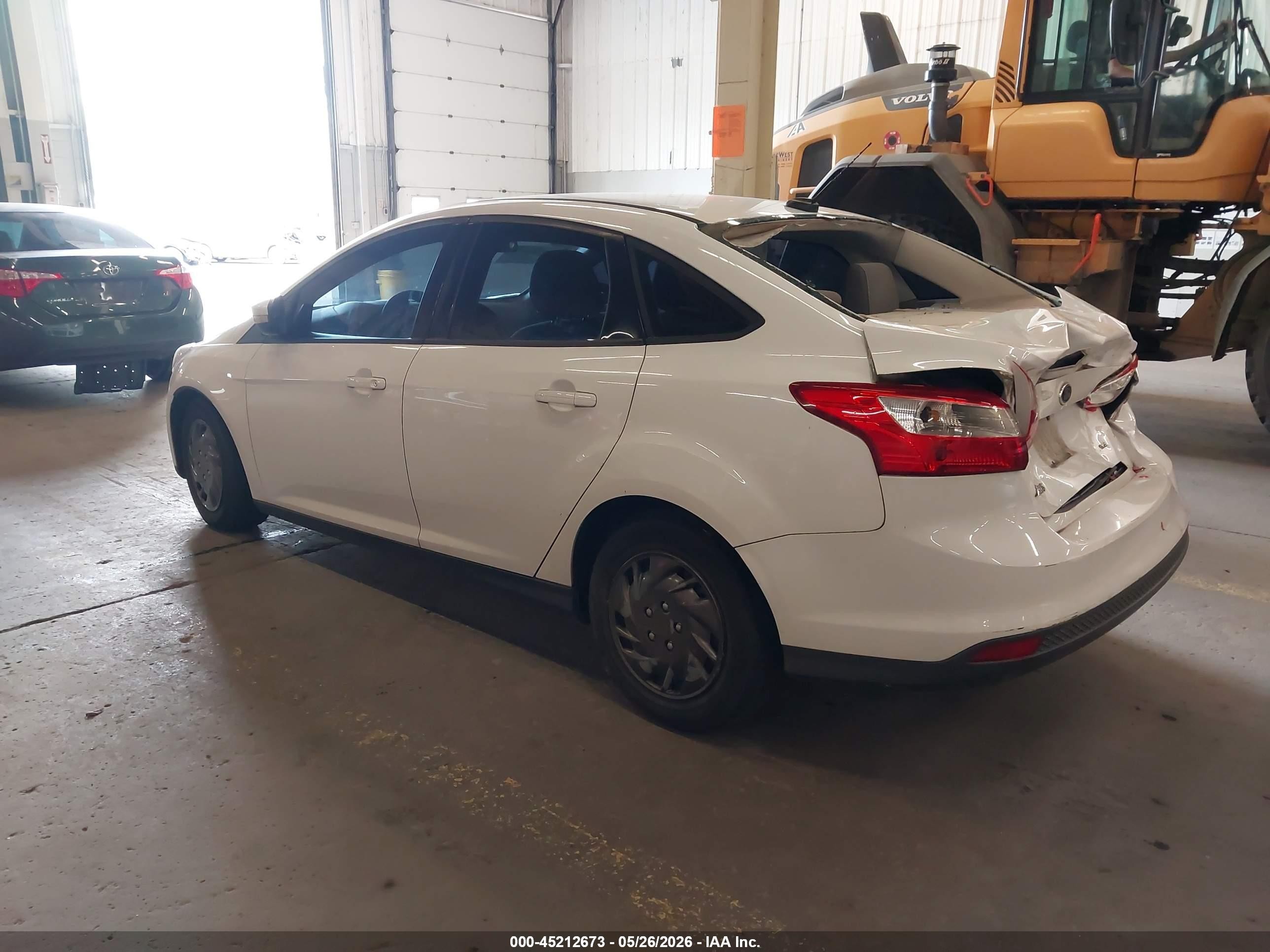 2013 Ford Focus Se White vin: 1FADP3F25DL382253