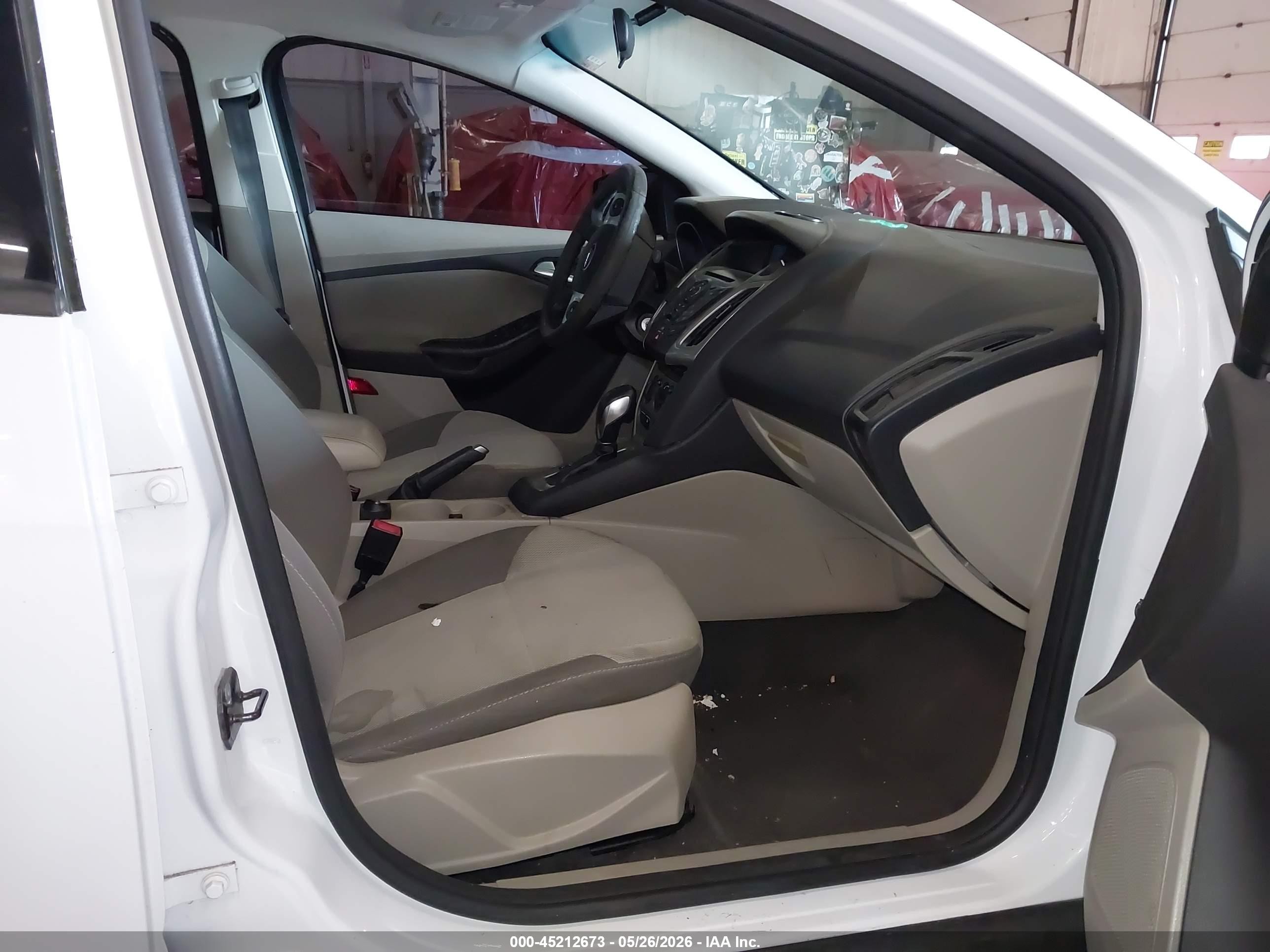 2013 Ford Focus Se White vin: 1FADP3F25DL382253