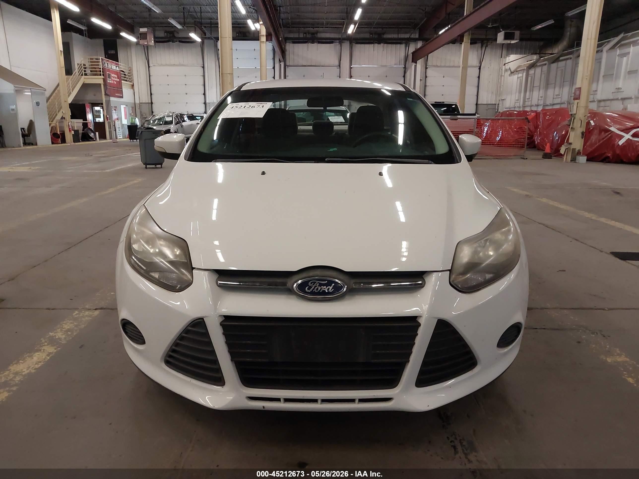 2013 Ford Focus Se White vin: 1FADP3F25DL382253