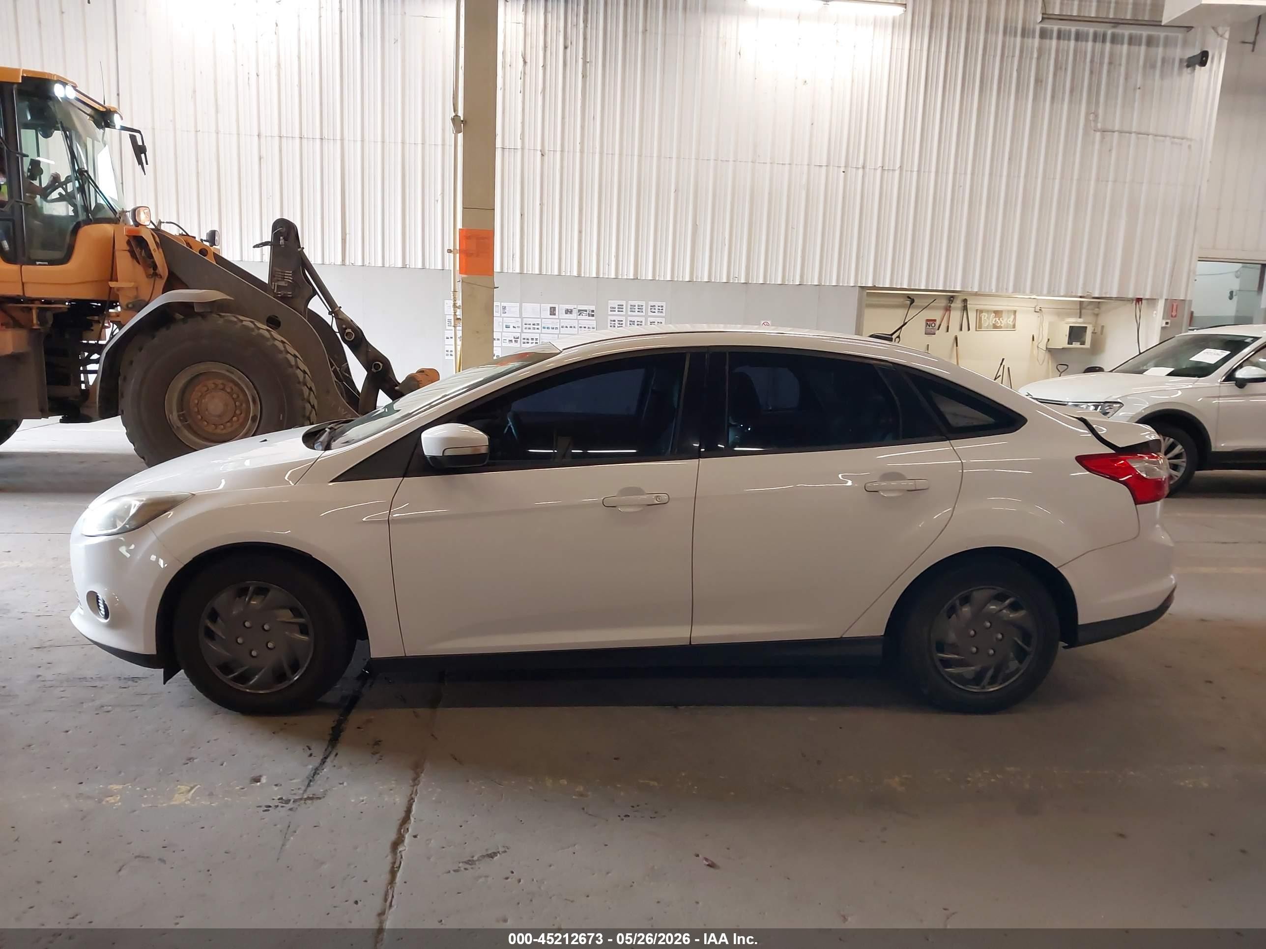 2013 Ford Focus Se White vin: 1FADP3F25DL382253