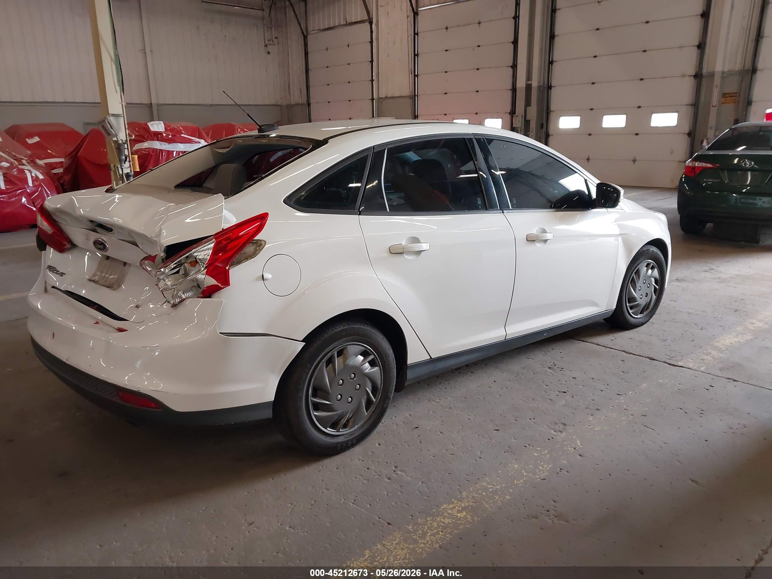 2013 Ford Focus Se White vin: 1FADP3F25DL382253