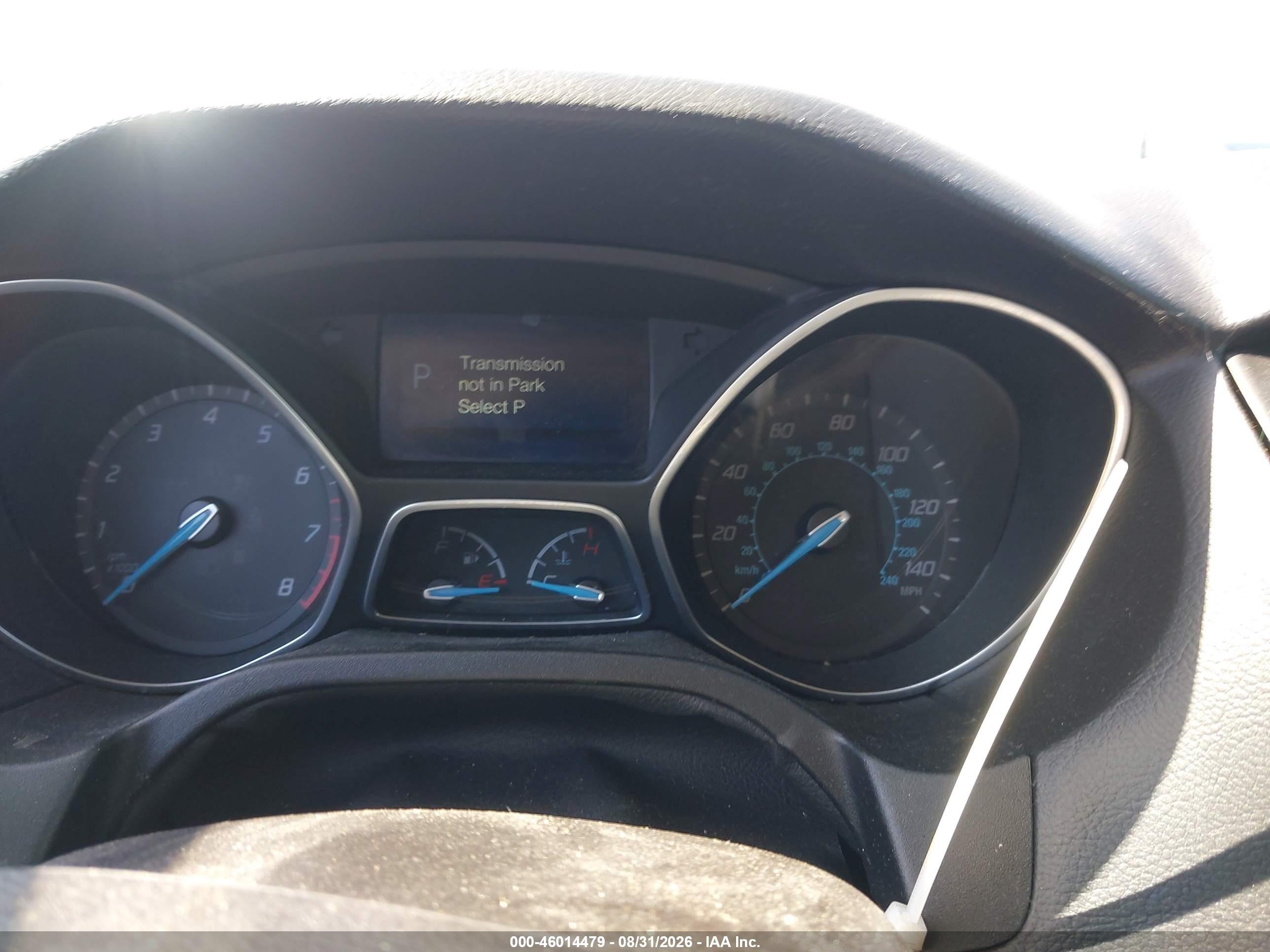 2014 Ford Focus Se White vin: 1FADP3F25EL103627