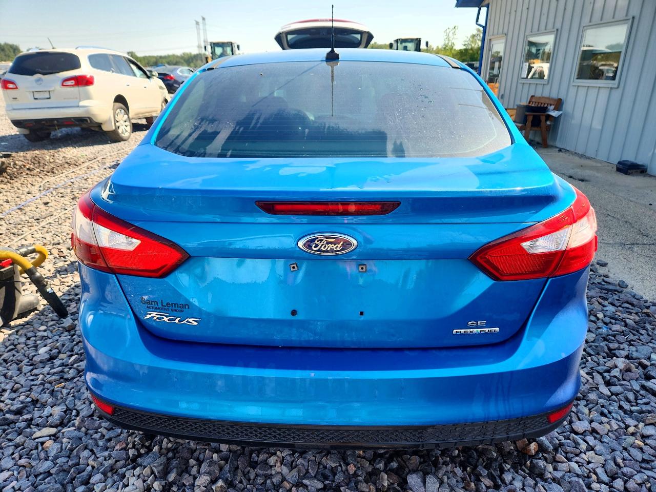 2014 Ford Focus Se Blue vin: 1FADP3F25EL105247