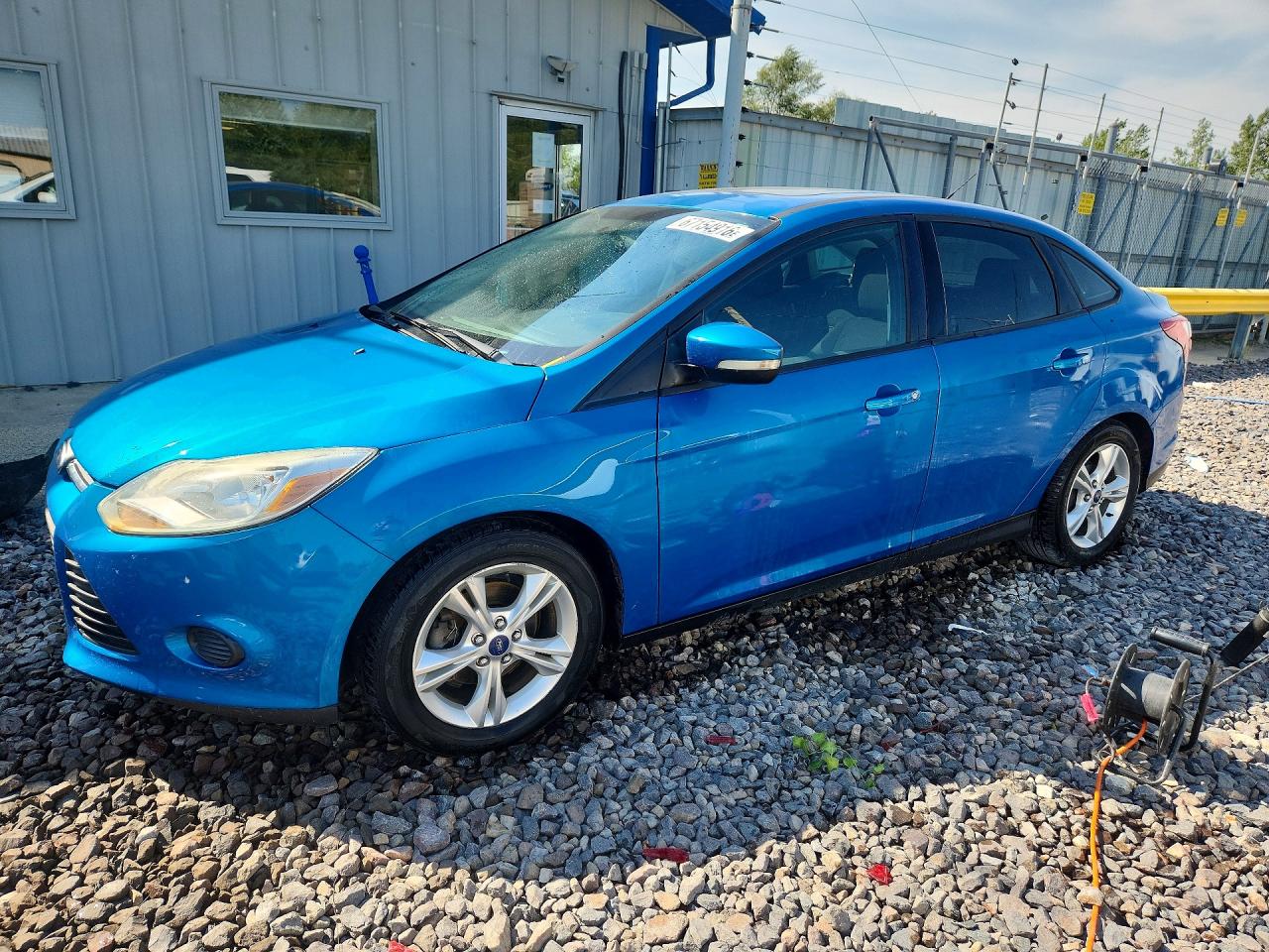 2014 Ford Focus Se Blue vin: 1FADP3F25EL105247