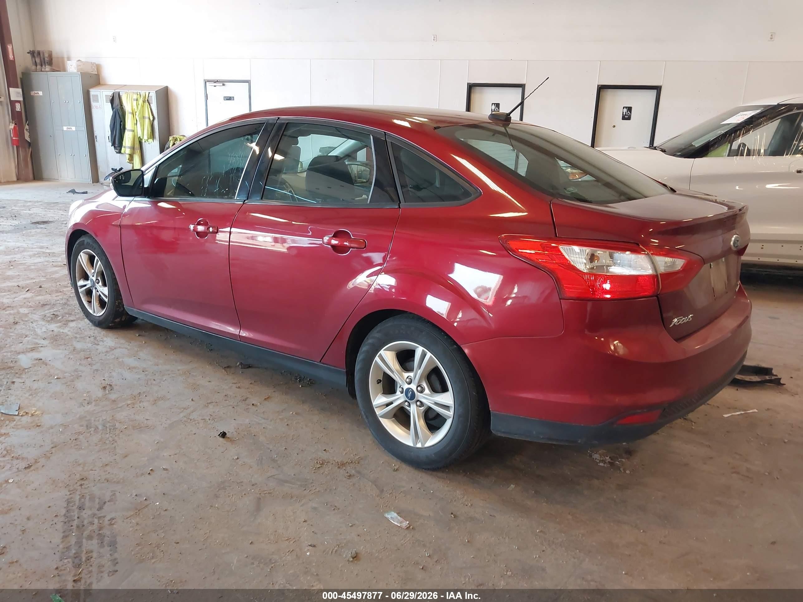2014 Ford Focus Se Red vin: 1FADP3F25EL107760