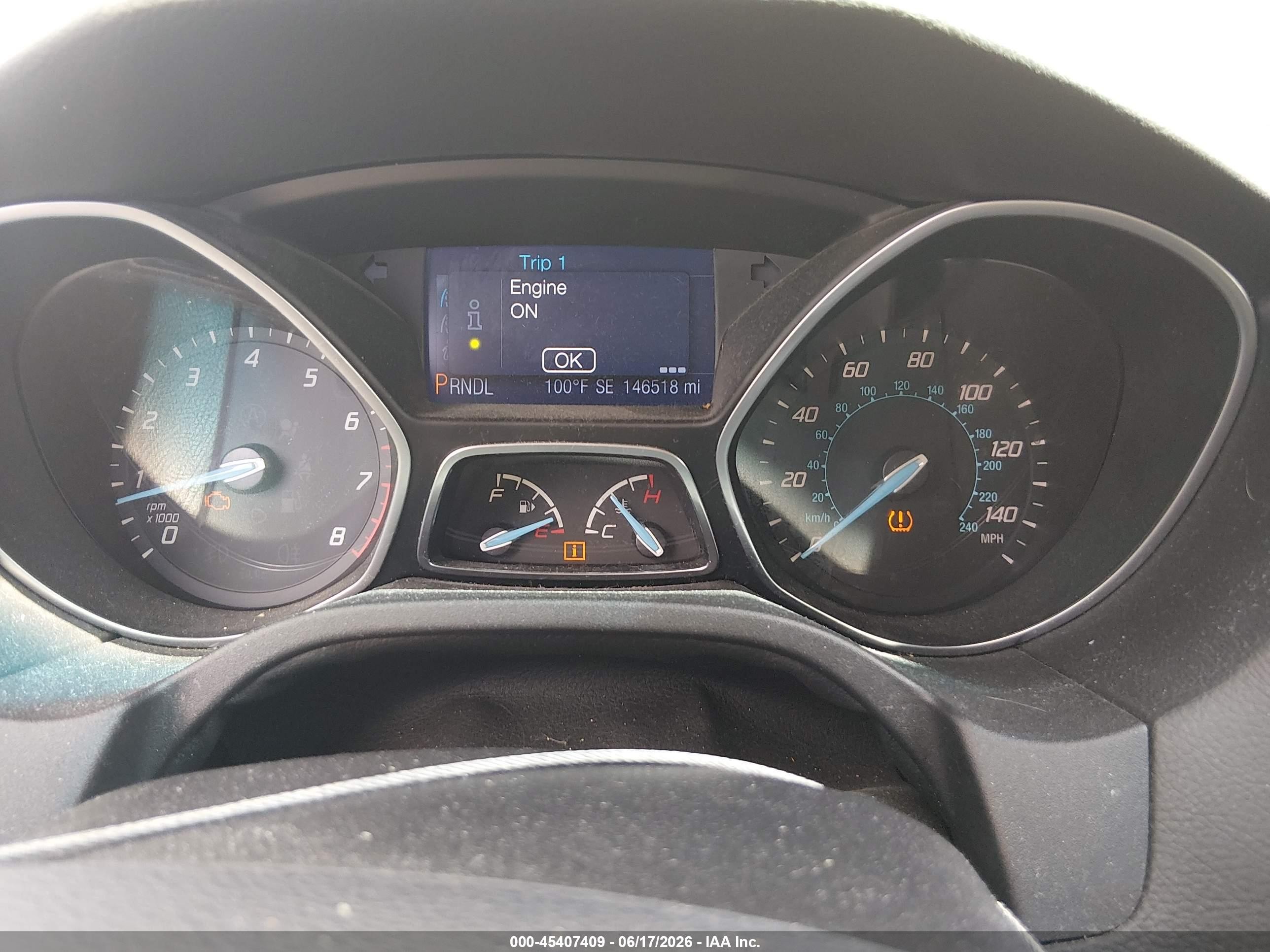2014 Ford Focus Se Gray vin: 1FADP3F25EL111114