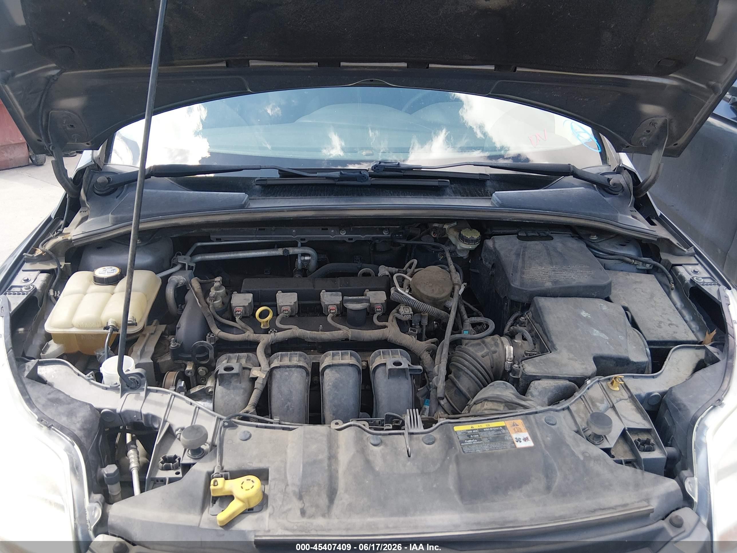2014 Ford Focus Se Gray vin: 1FADP3F25EL111114