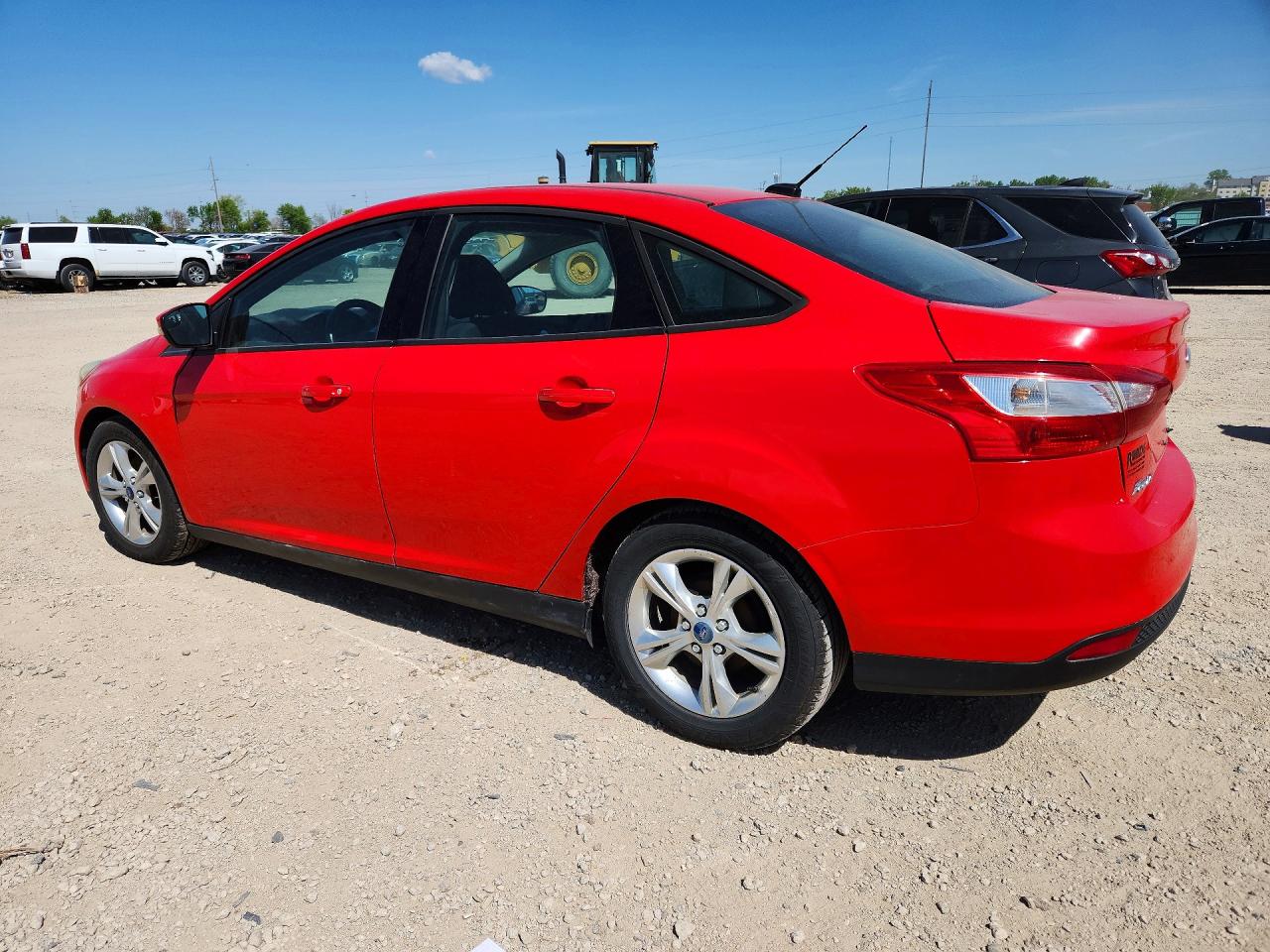 2014 Ford Focus Se Red vin: 1FADP3F25EL124526