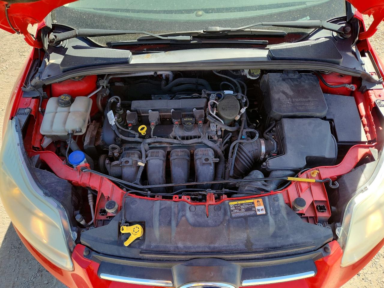 2014 Ford Focus Se Red vin: 1FADP3F25EL124526