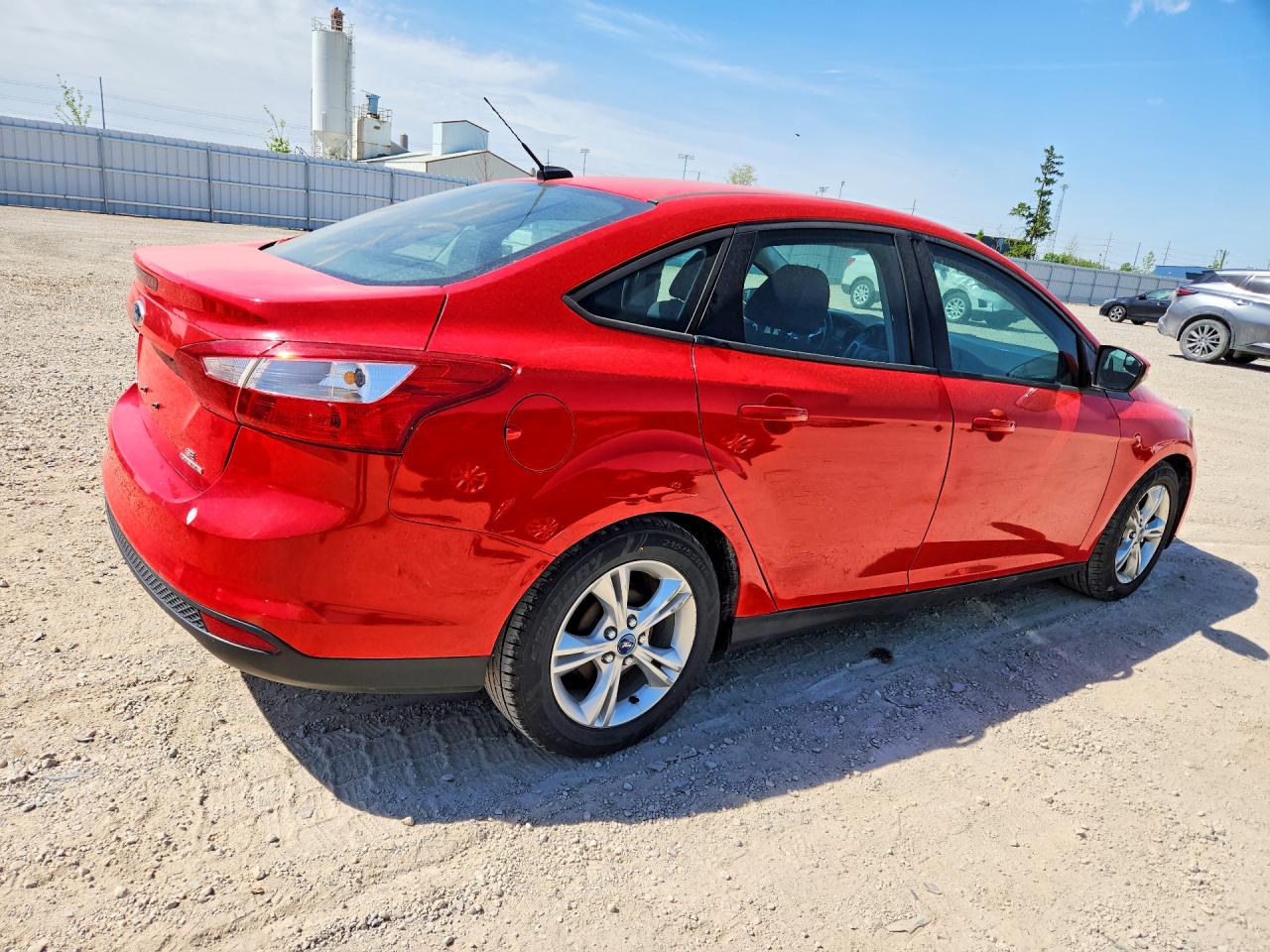 2014 Ford Focus Se Red vin: 1FADP3F25EL124526