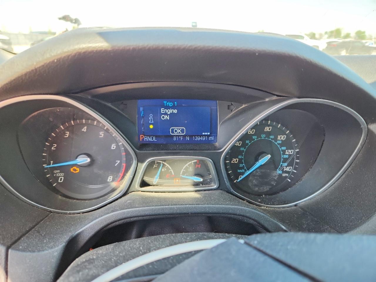 2014 Ford Focus Se Red vin: 1FADP3F25EL124526