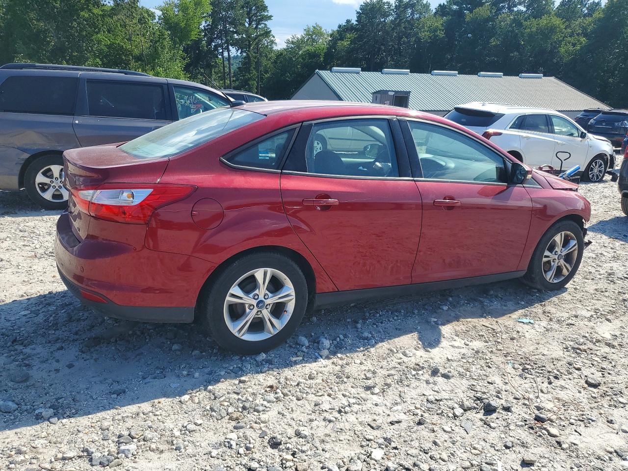 2014 Ford Focus Se Red vin: 1FADP3F25EL134361