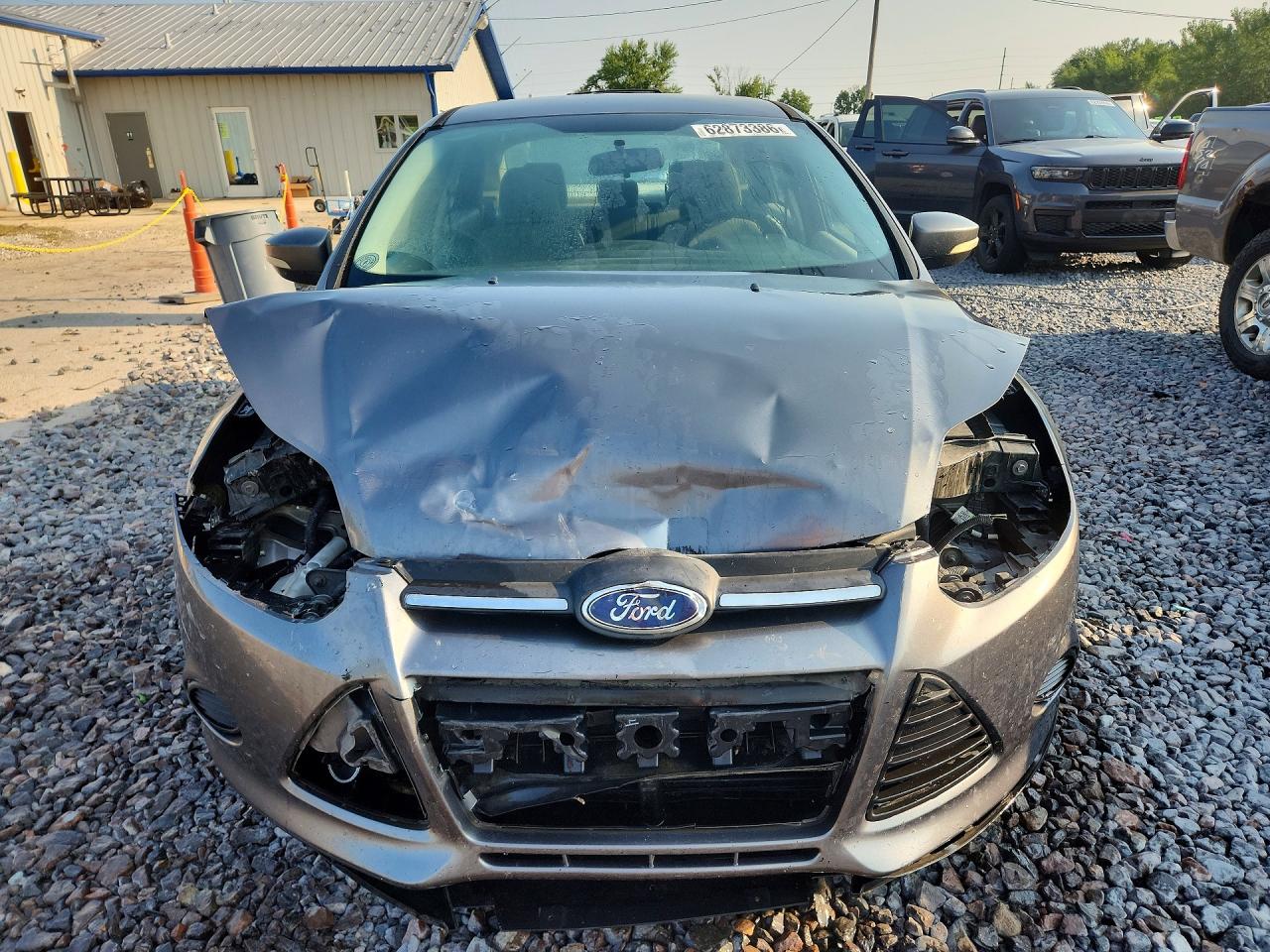 2014 Ford Focus Se Silver vin: 1FADP3F25EL143514
