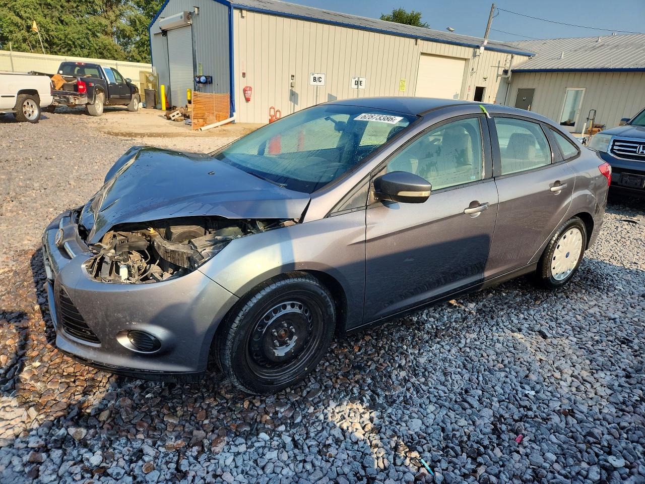 2014 Ford Focus Se Silver vin: 1FADP3F25EL143514