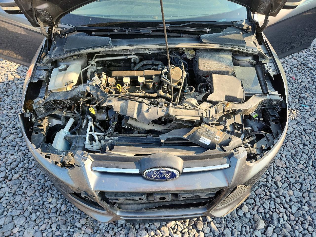 2014 Ford Focus Se Silver vin: 1FADP3F25EL143514