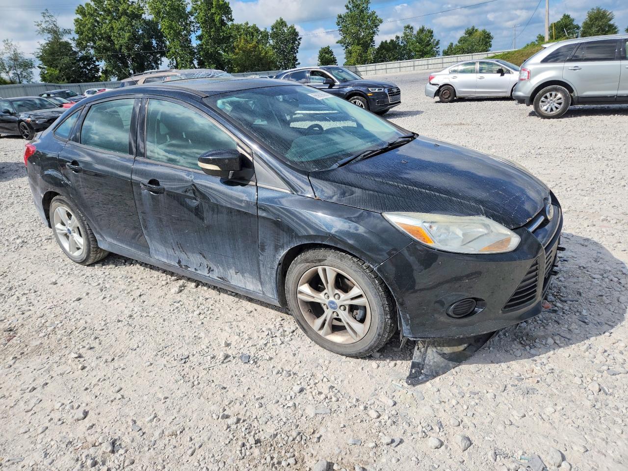 2014 Ford Focus Se Black vin: 1FADP3F25EL153444