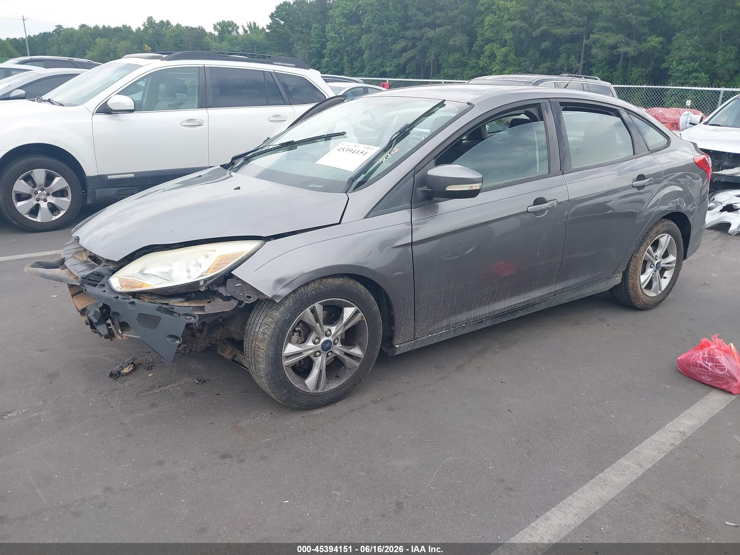 2014 Ford Focus Se Black vin: 1FADP3F25EL159566
