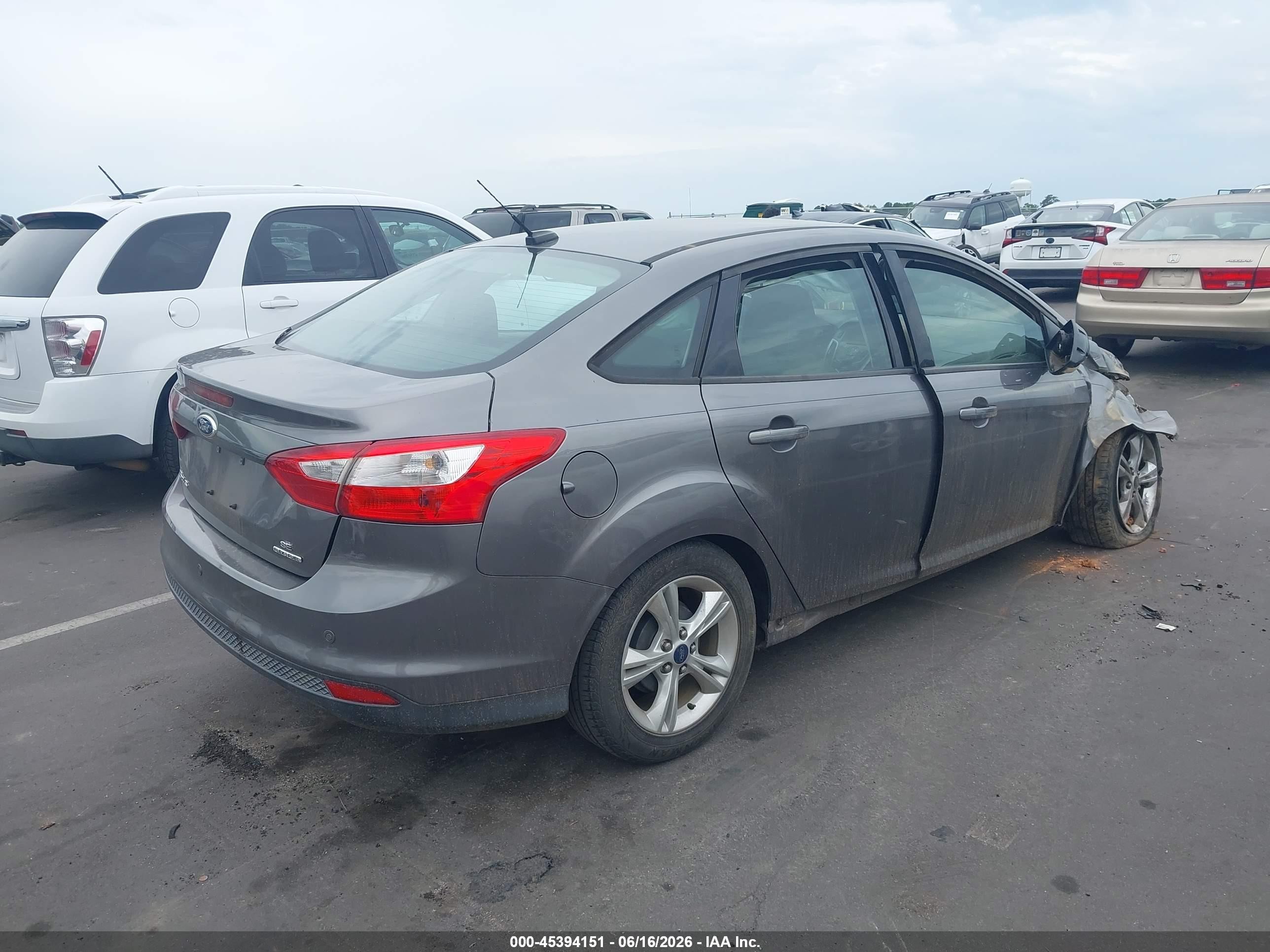 2014 Ford Focus Se Black vin: 1FADP3F25EL159566