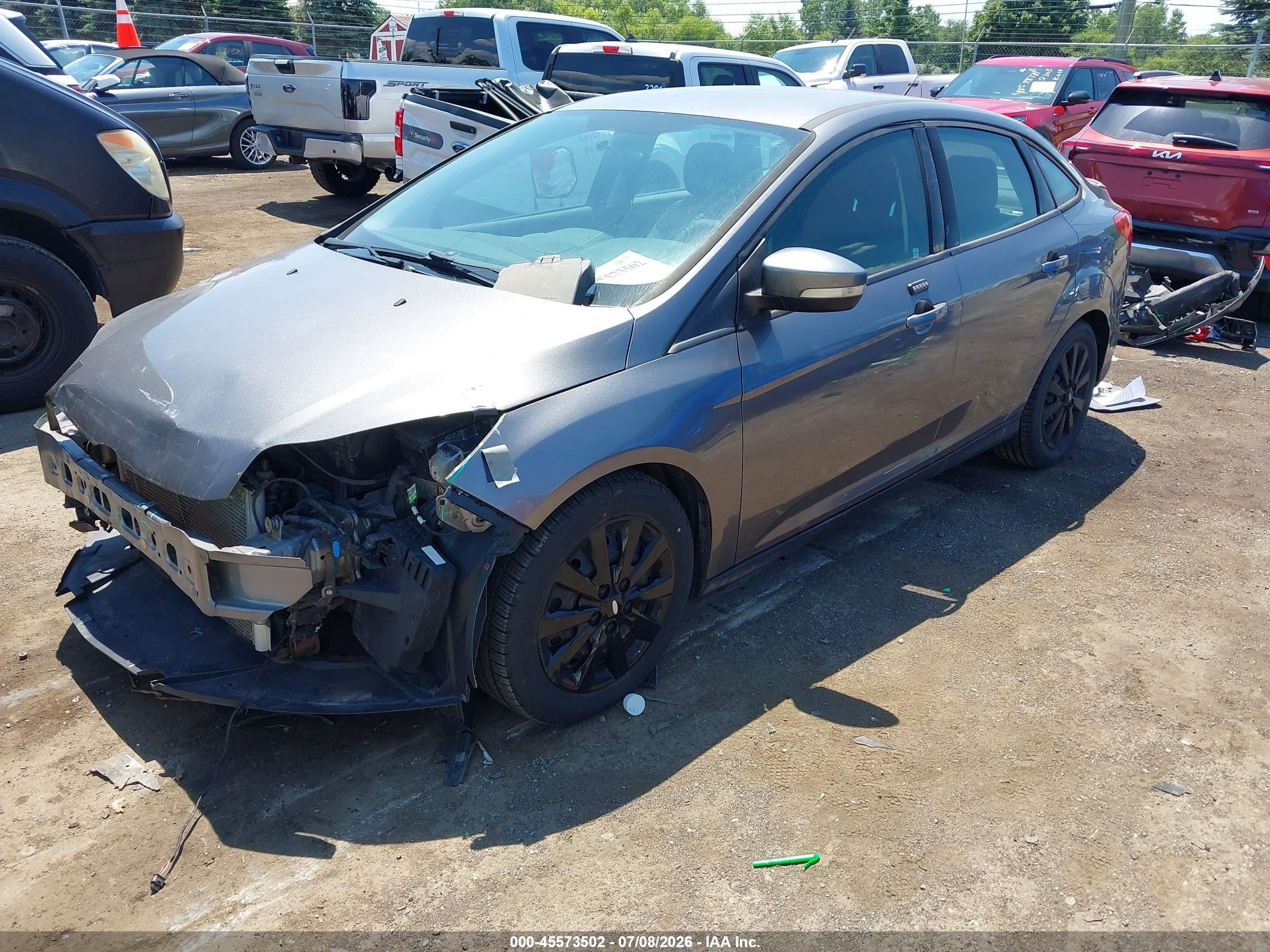 2014 Ford Focus Se Серый vin: 1FADP3F25EL160877