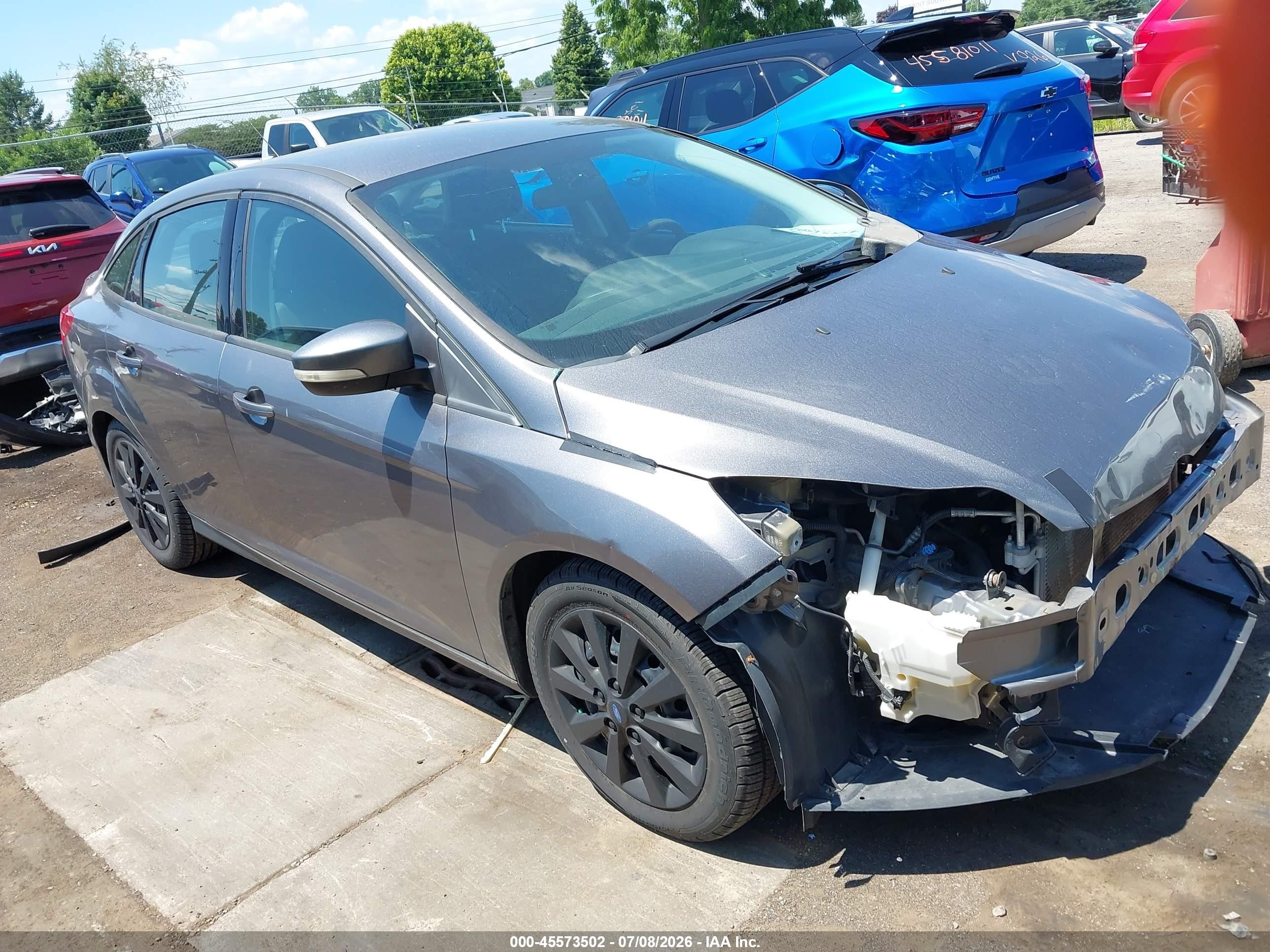 2014 Ford Focus Se Серый vin: 1FADP3F25EL160877