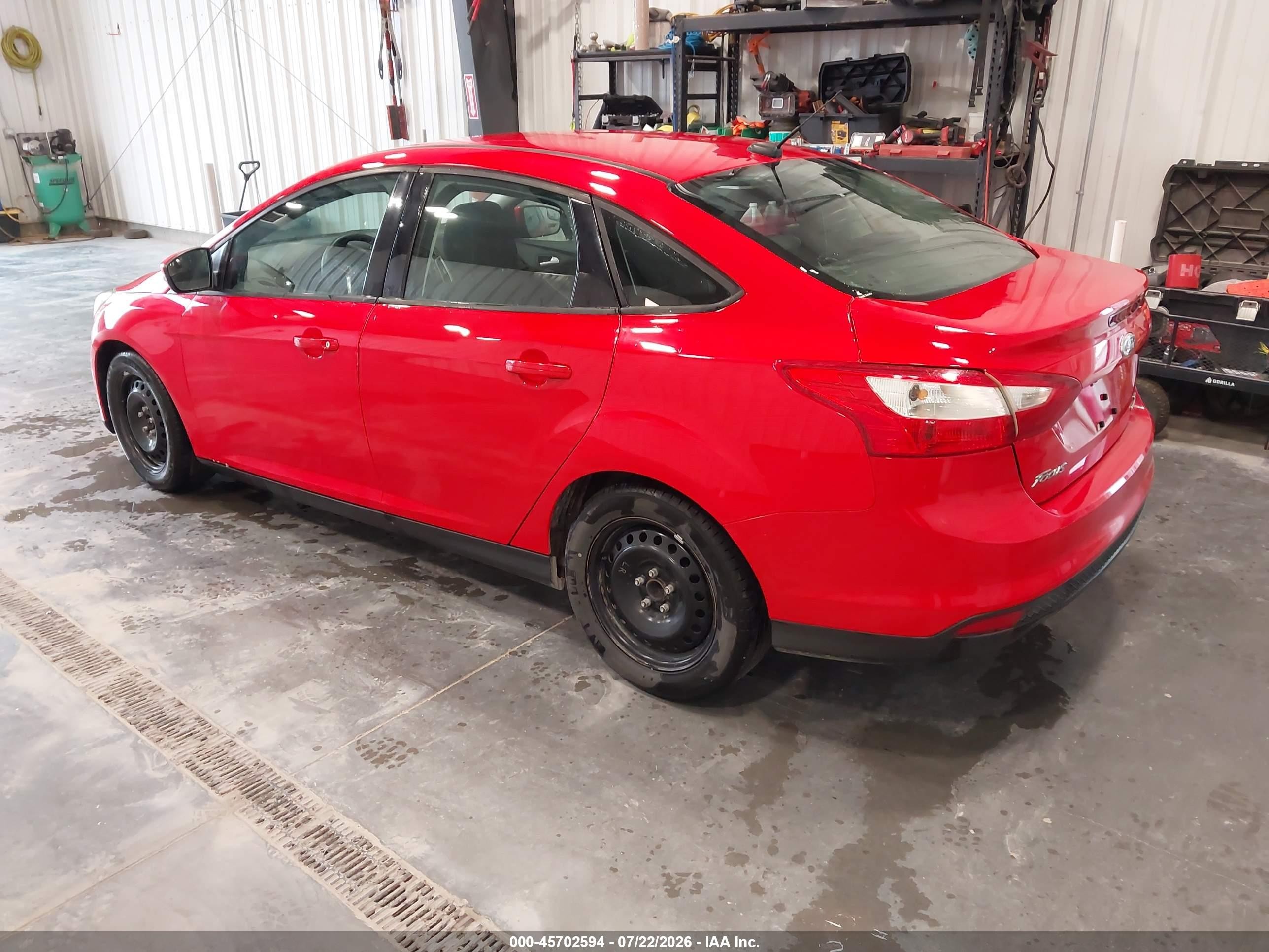 2014 Ford Focus Se Red vin: 1FADP3F25EL162094