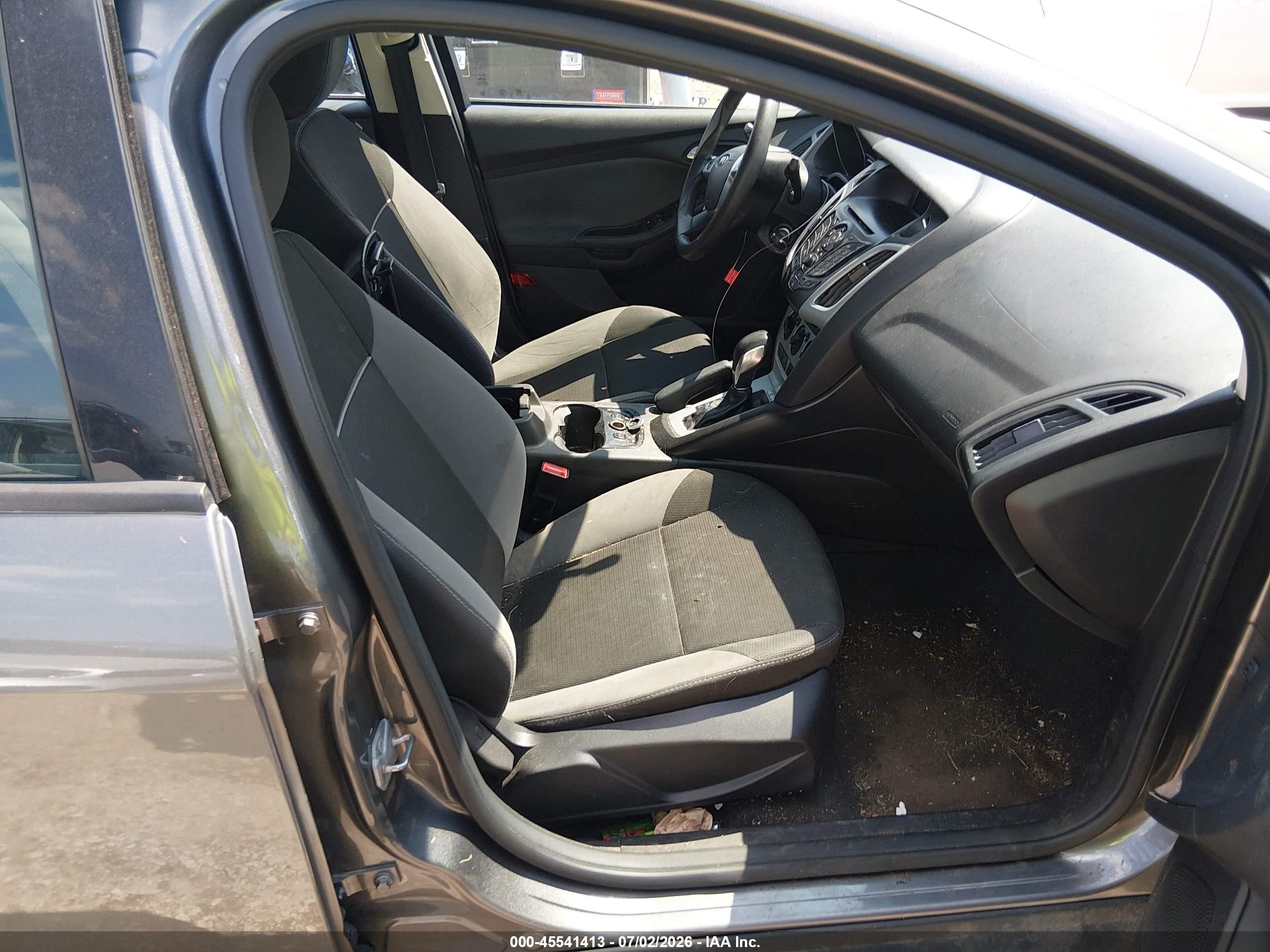 2014 Ford Focus Se Gray vin: 1FADP3F25EL202044