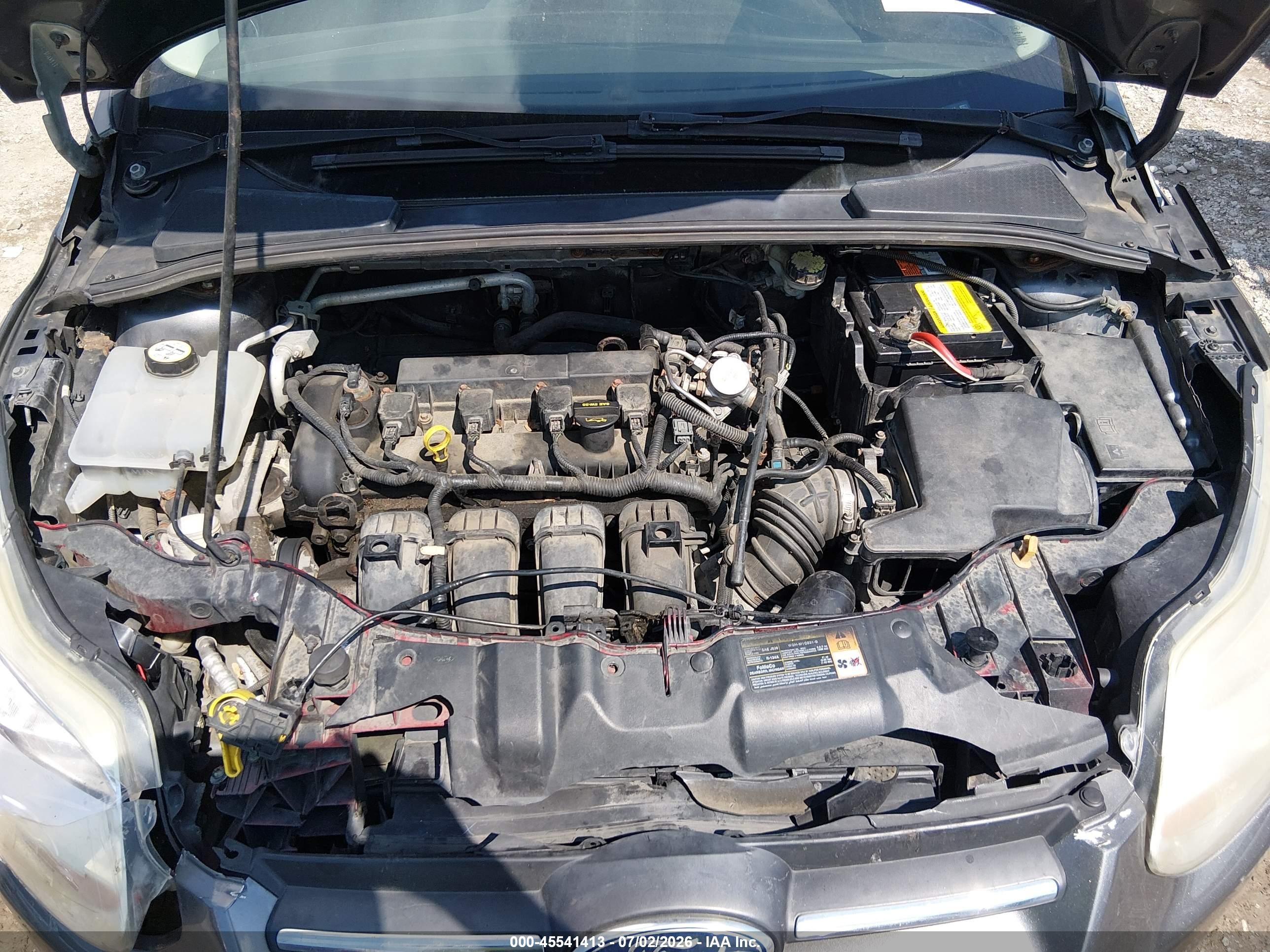 2014 Ford Focus Se Gray vin: 1FADP3F25EL202044