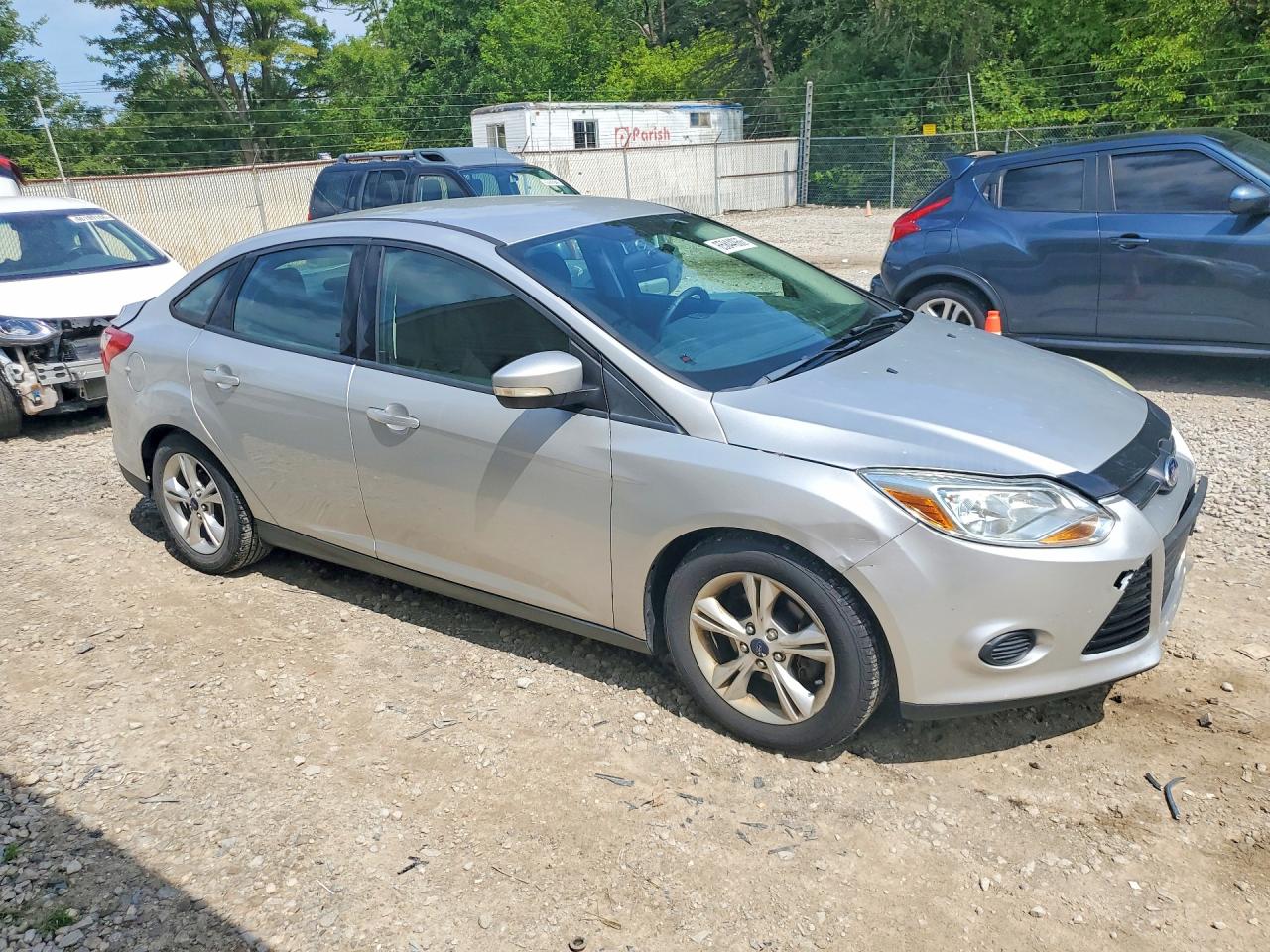 2014 Ford Focus Se Silver vin: 1FADP3F25EL202335