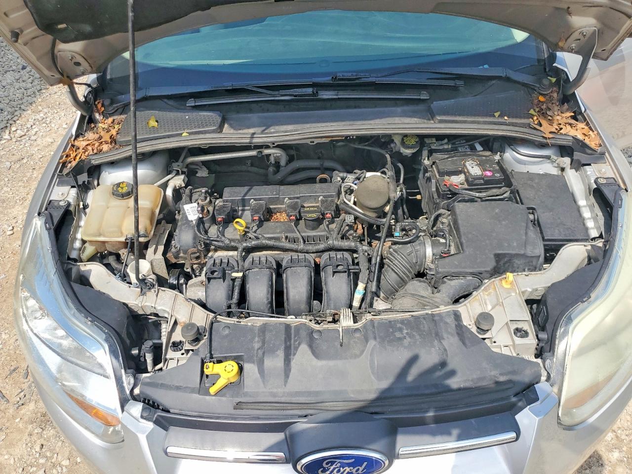 2014 Ford Focus Se Silver vin: 1FADP3F25EL202335