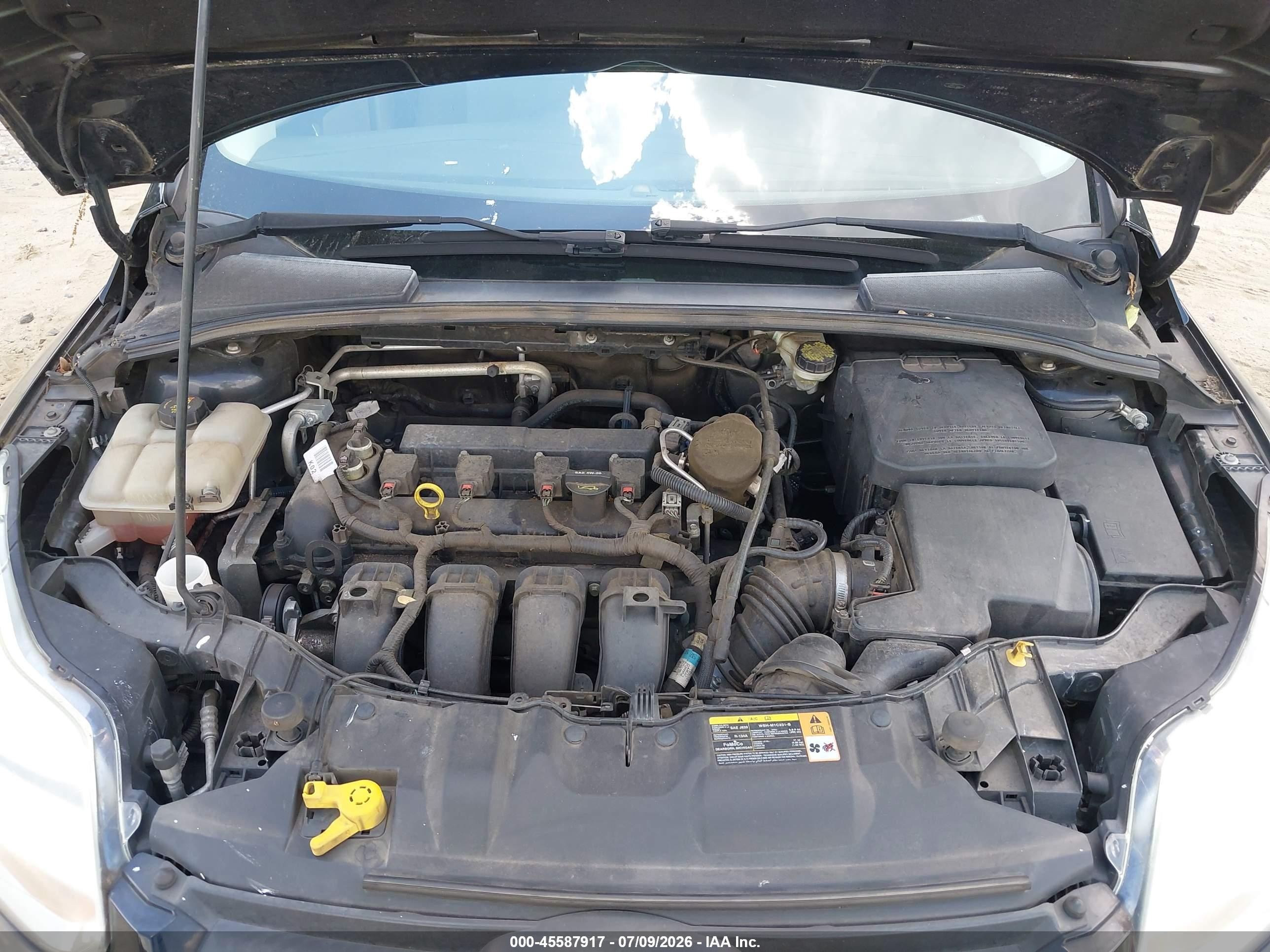 2014 Ford Focus Se Black vin: 1FADP3F25EL202657