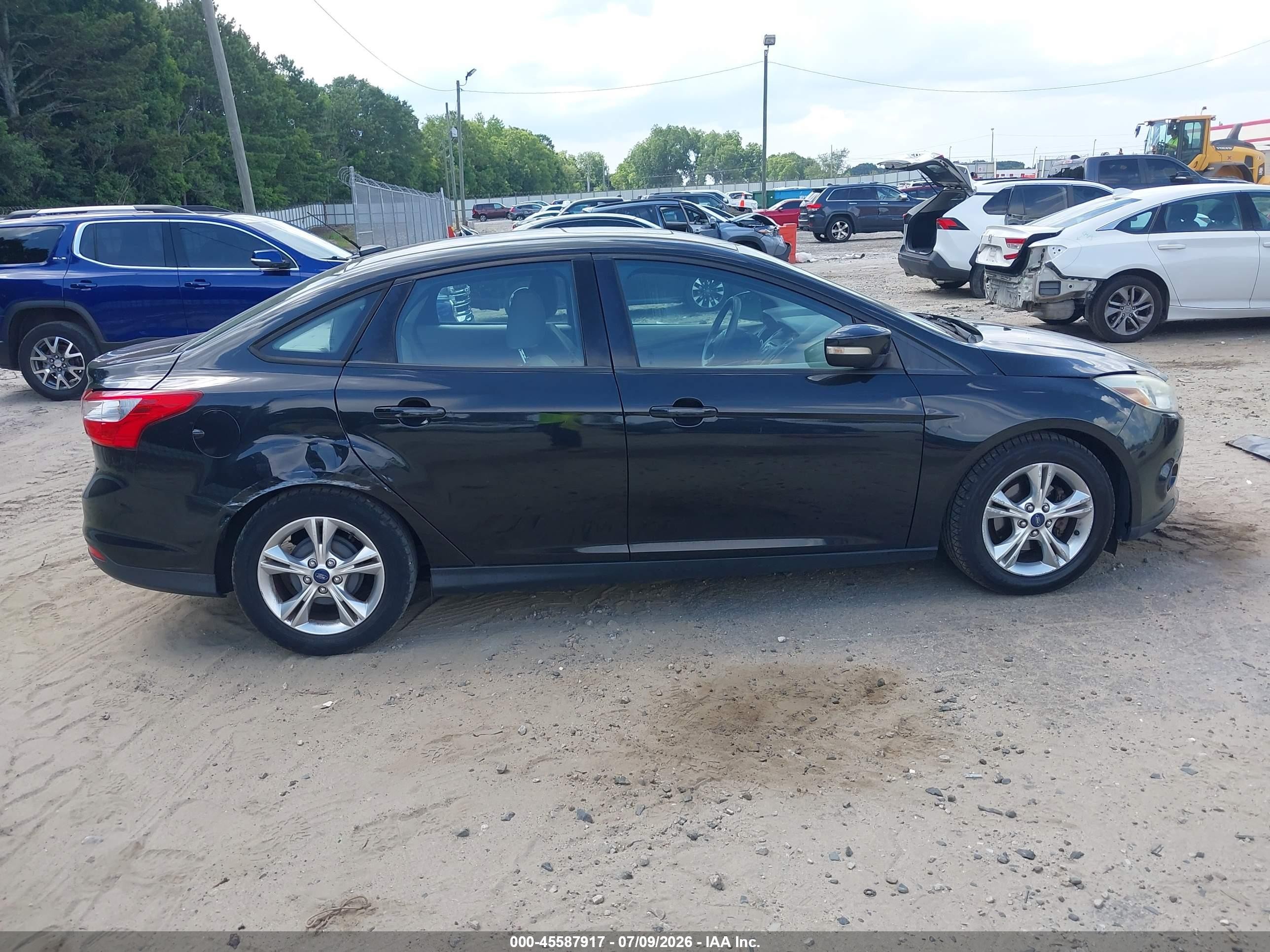2014 Ford Focus Se Black vin: 1FADP3F25EL202657