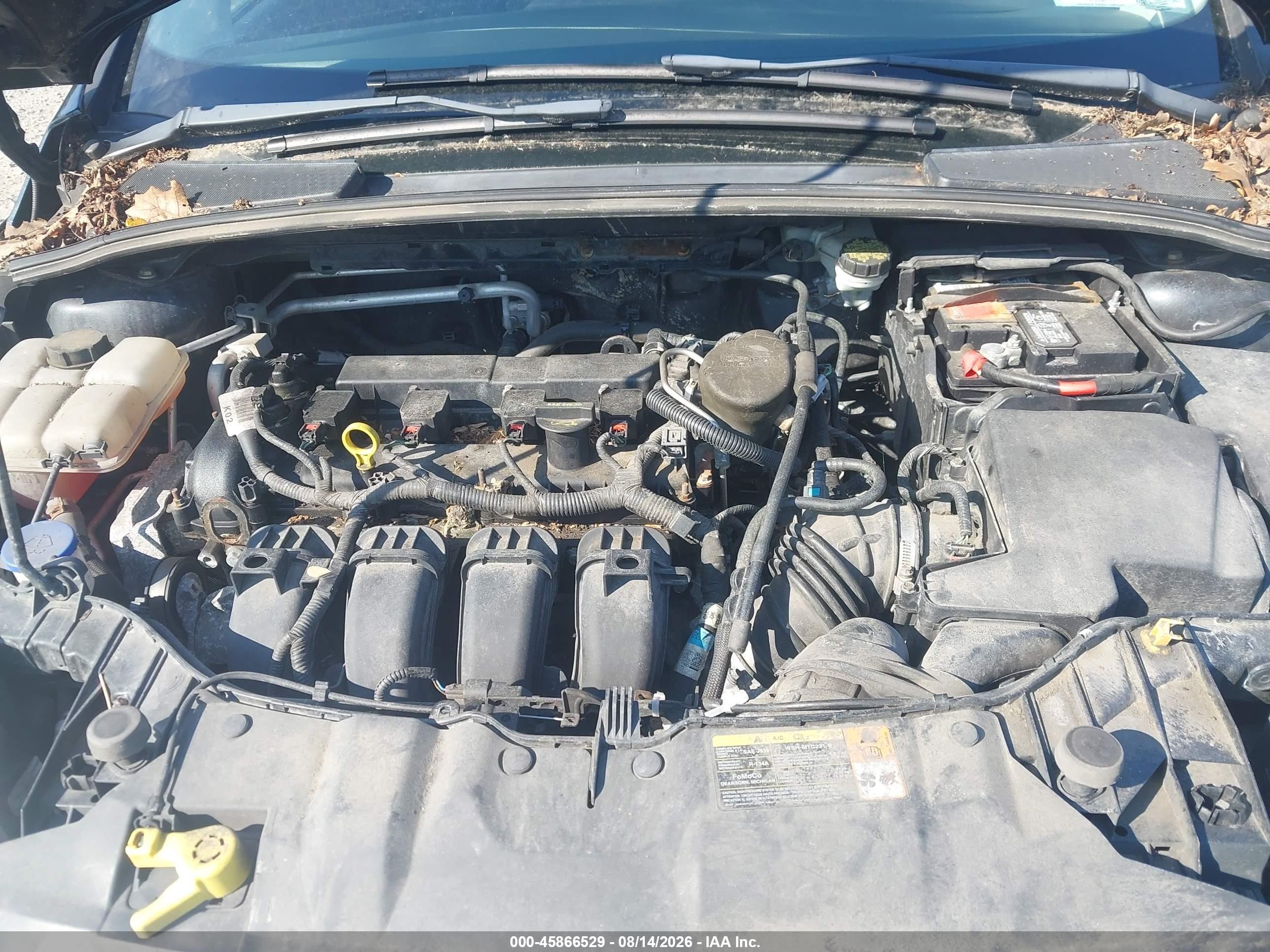 2014 Ford Focus Se Черный vin: 1FADP3F25EL215151