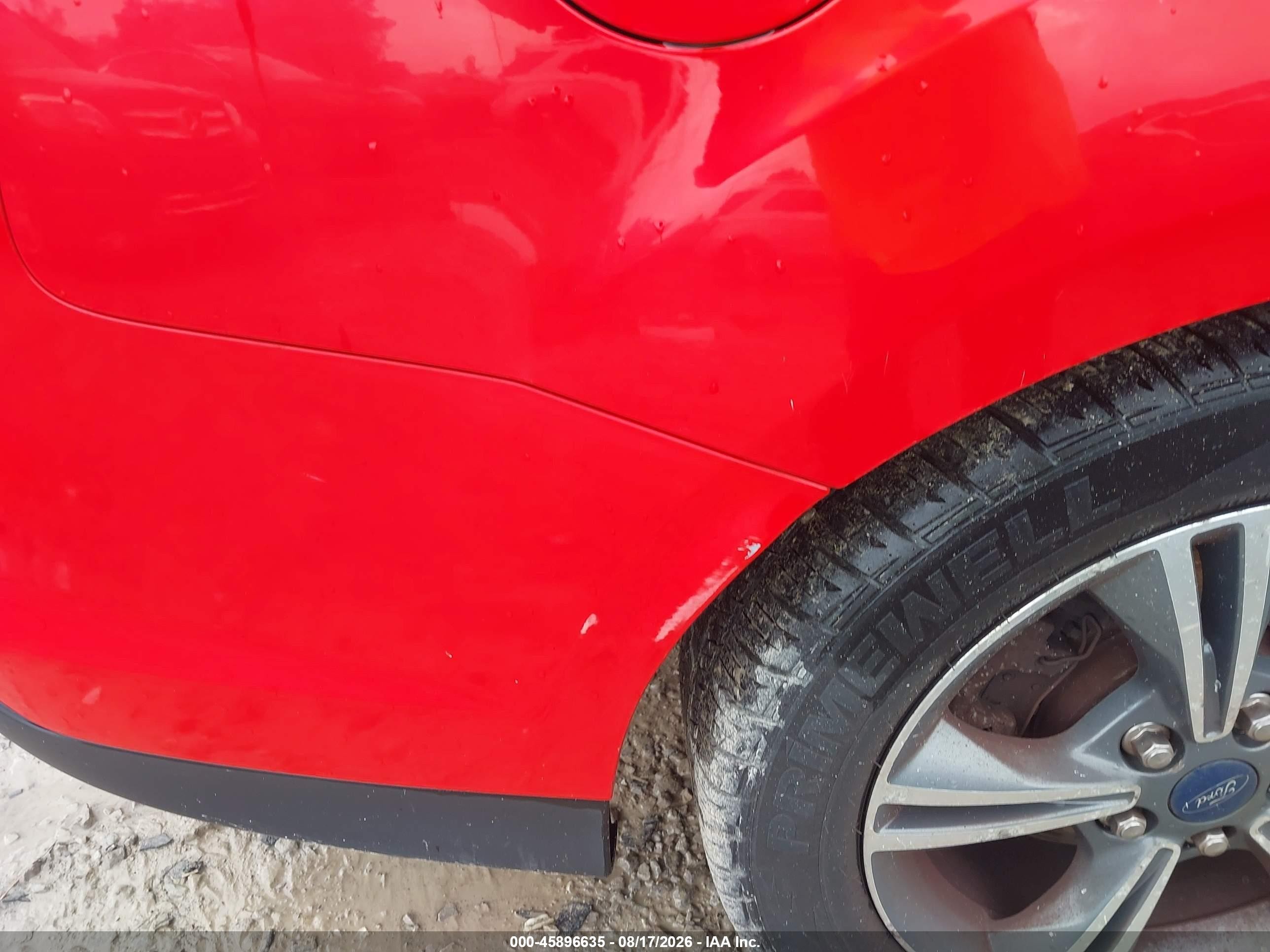 2014 Ford Focus Se Red vin: 1FADP3F25EL241149