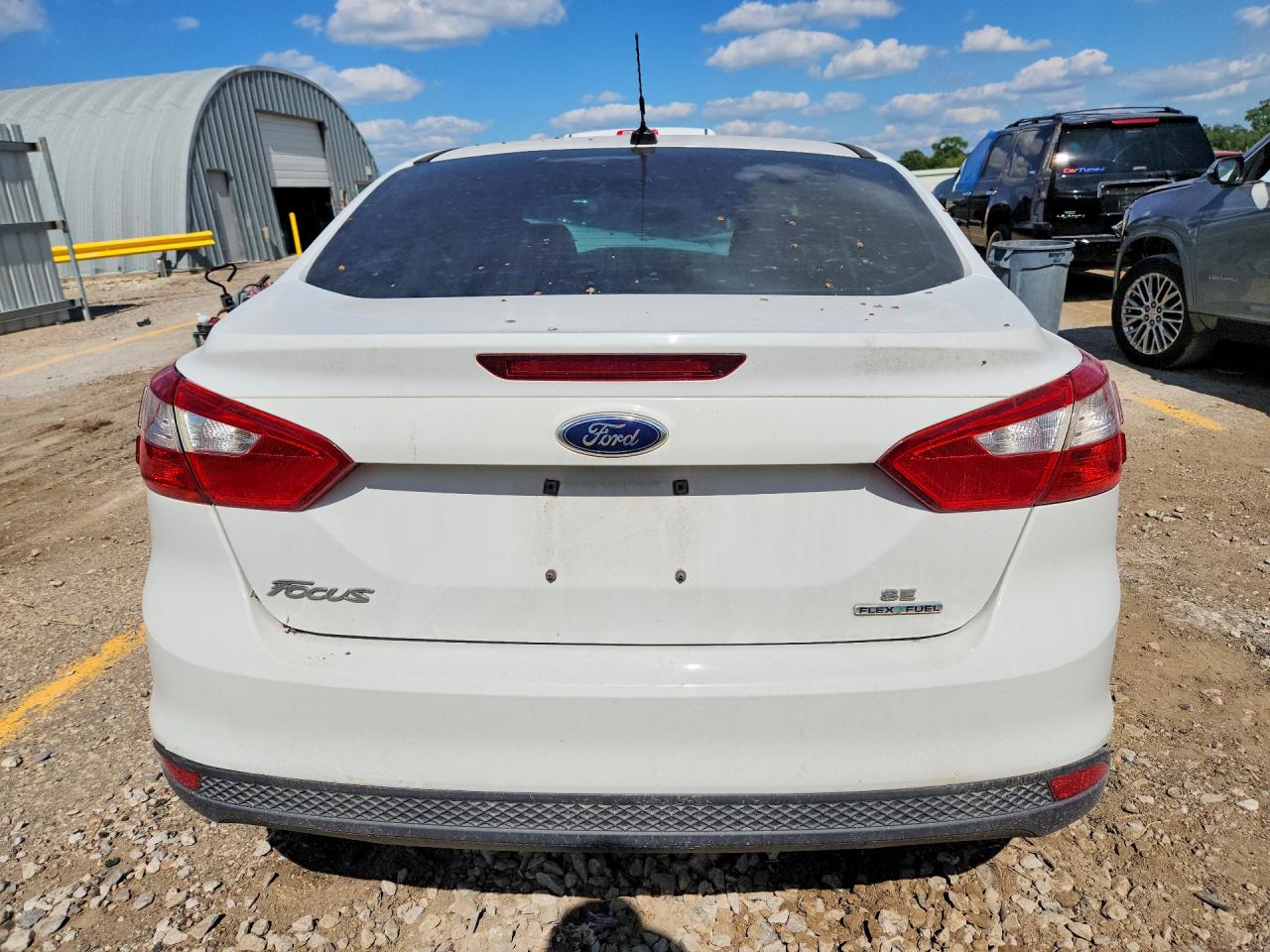 2014 Ford Focus Se White vin: 1FADP3F25EL246822