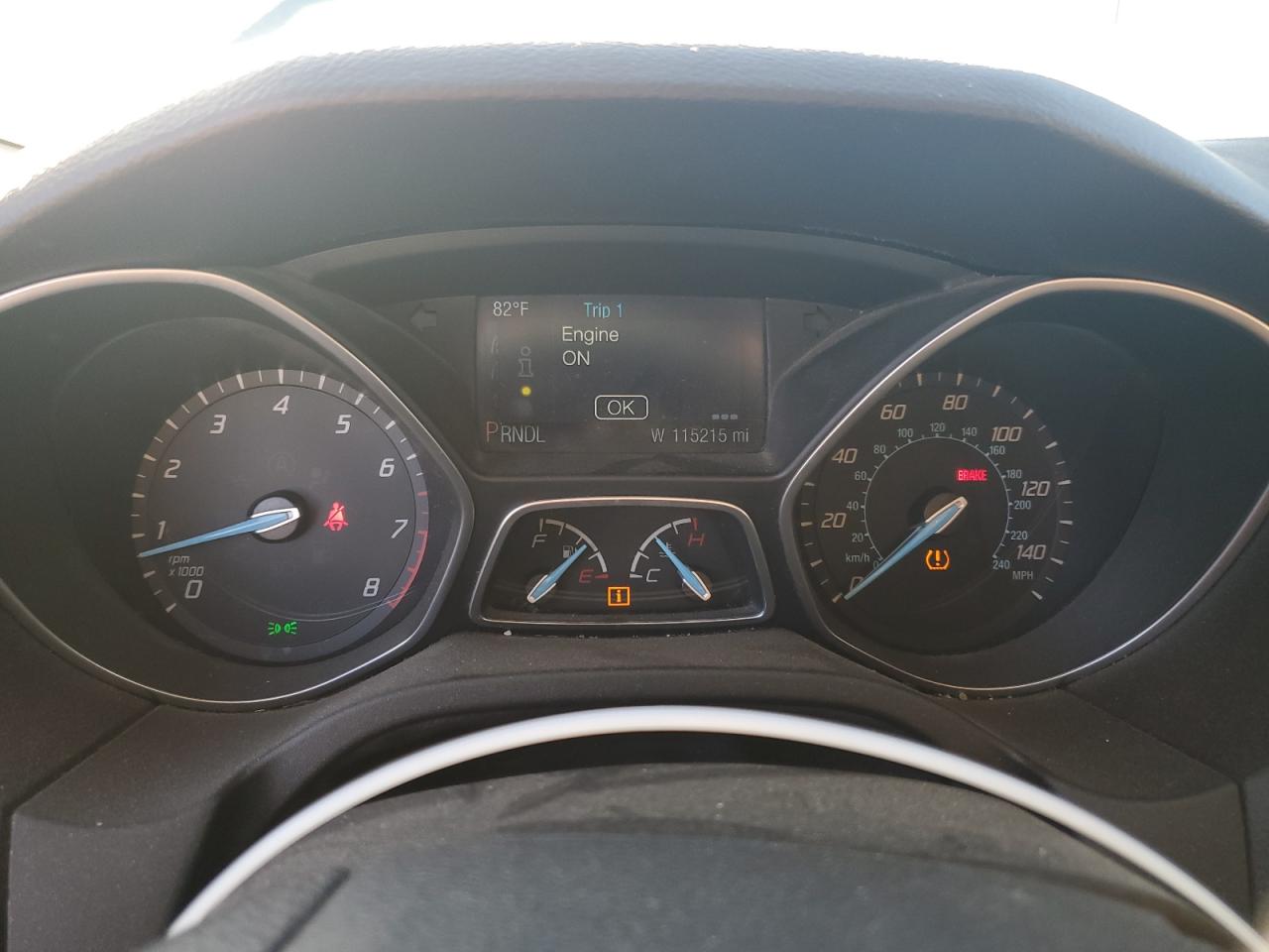 2014 Ford Focus Se Charcoal vin: 1FADP3F25EL249087